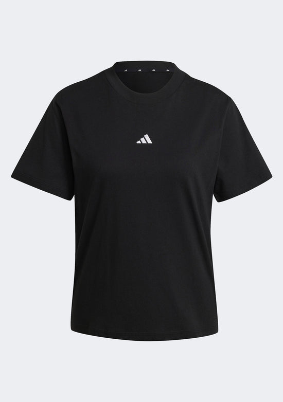 Adidas Women's Essentials Small Logo Cotton Tee