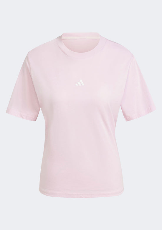 Adidas Women's Essentials Small Logo Cotton Tee