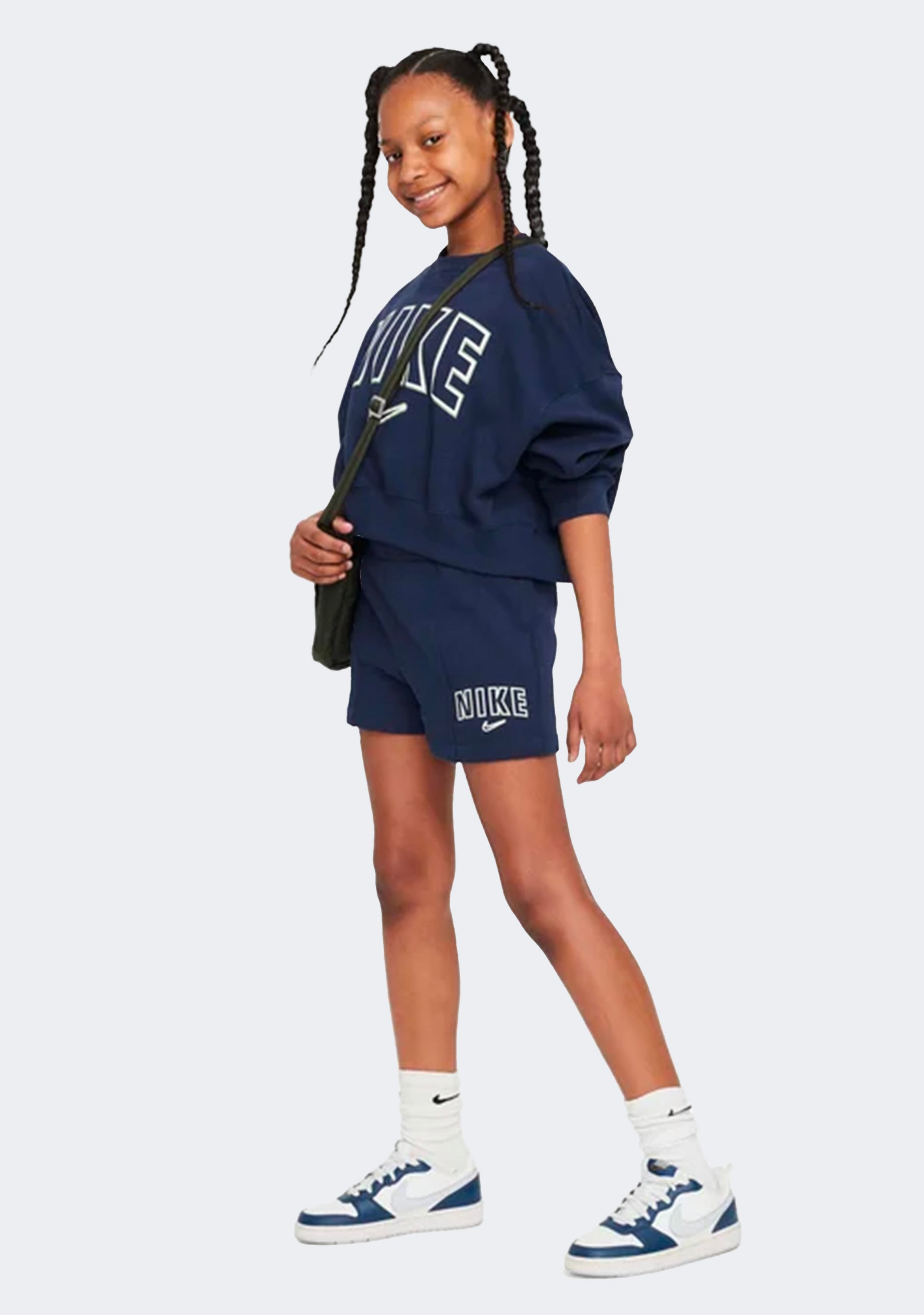 Nike Girls' Sportswear Fleece Short