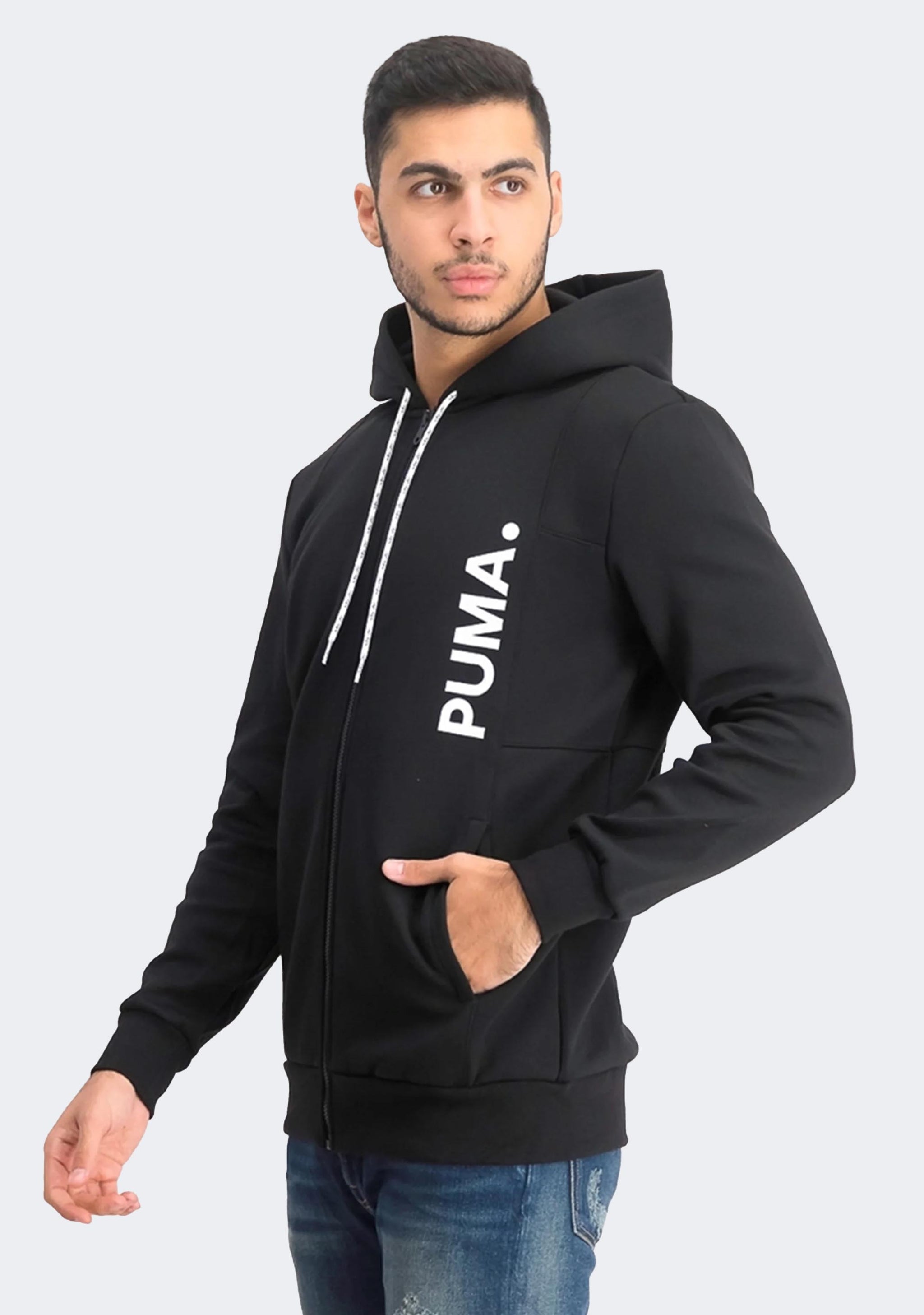 Puma Men's Epoch Full Zip Hoodie Black