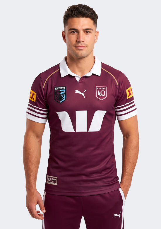 Puma Men's QLD Maroons 2026 Replica Home Jersey