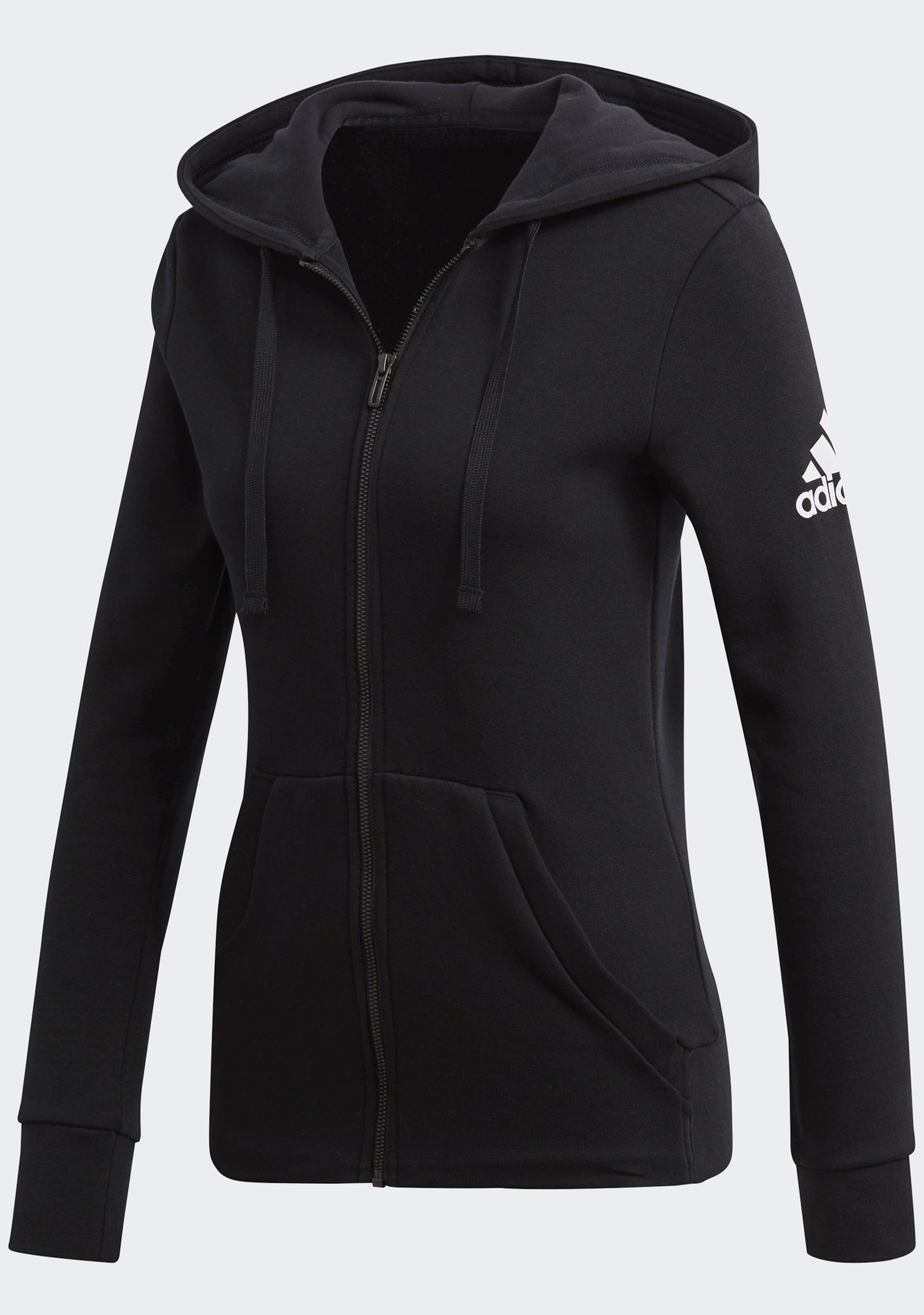 Adidas Womens Essential Solid Full Zip Hoodie