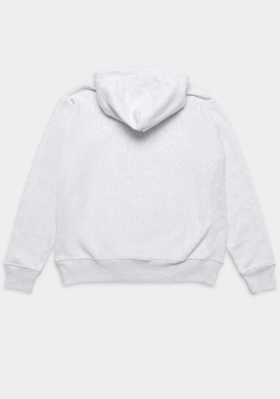 Champion Women's Reverse Weave Small Logo Hoodie Silver Grey