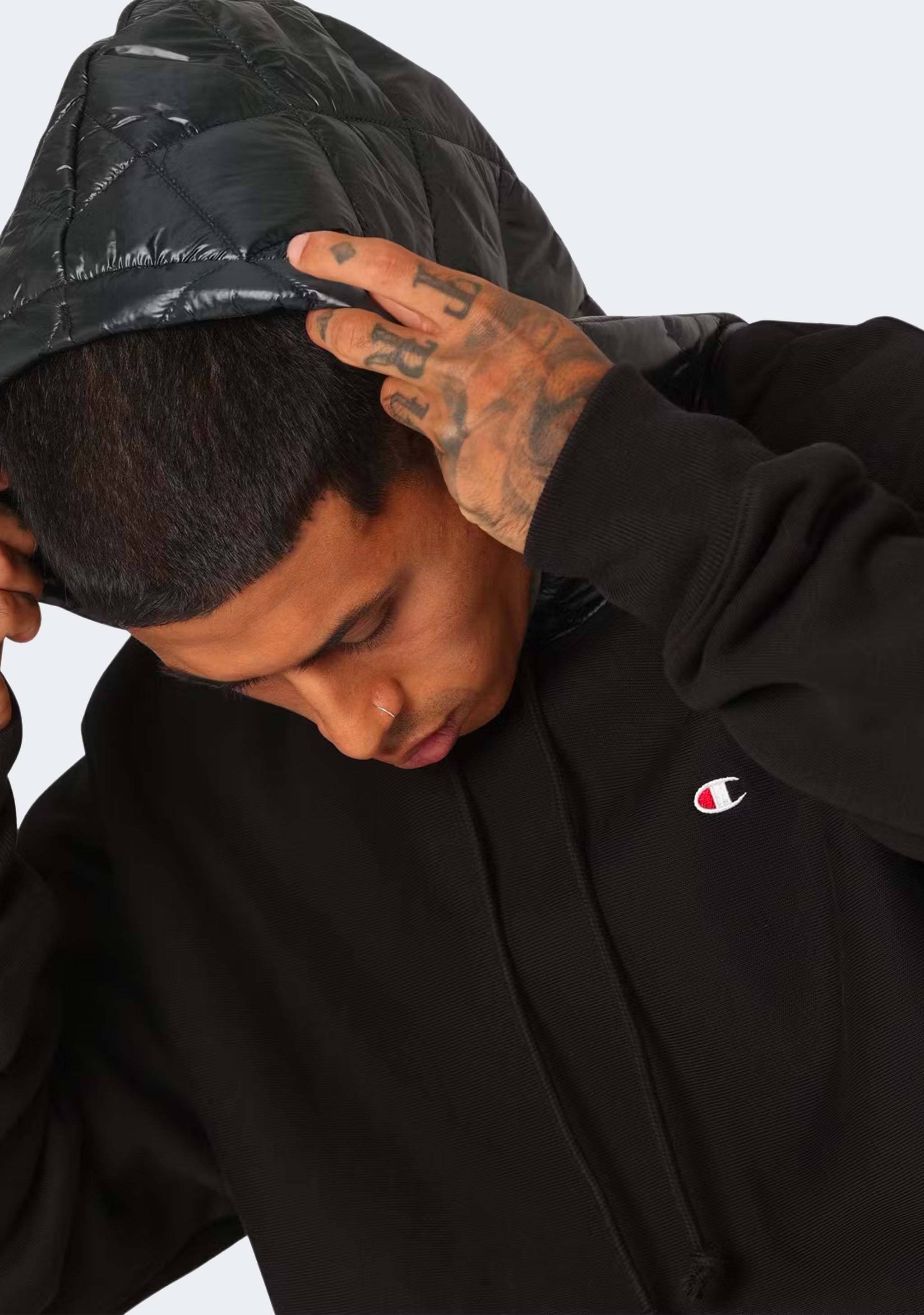 Champion Men's Reverse Weave Lifestyle Puffer Hoodie