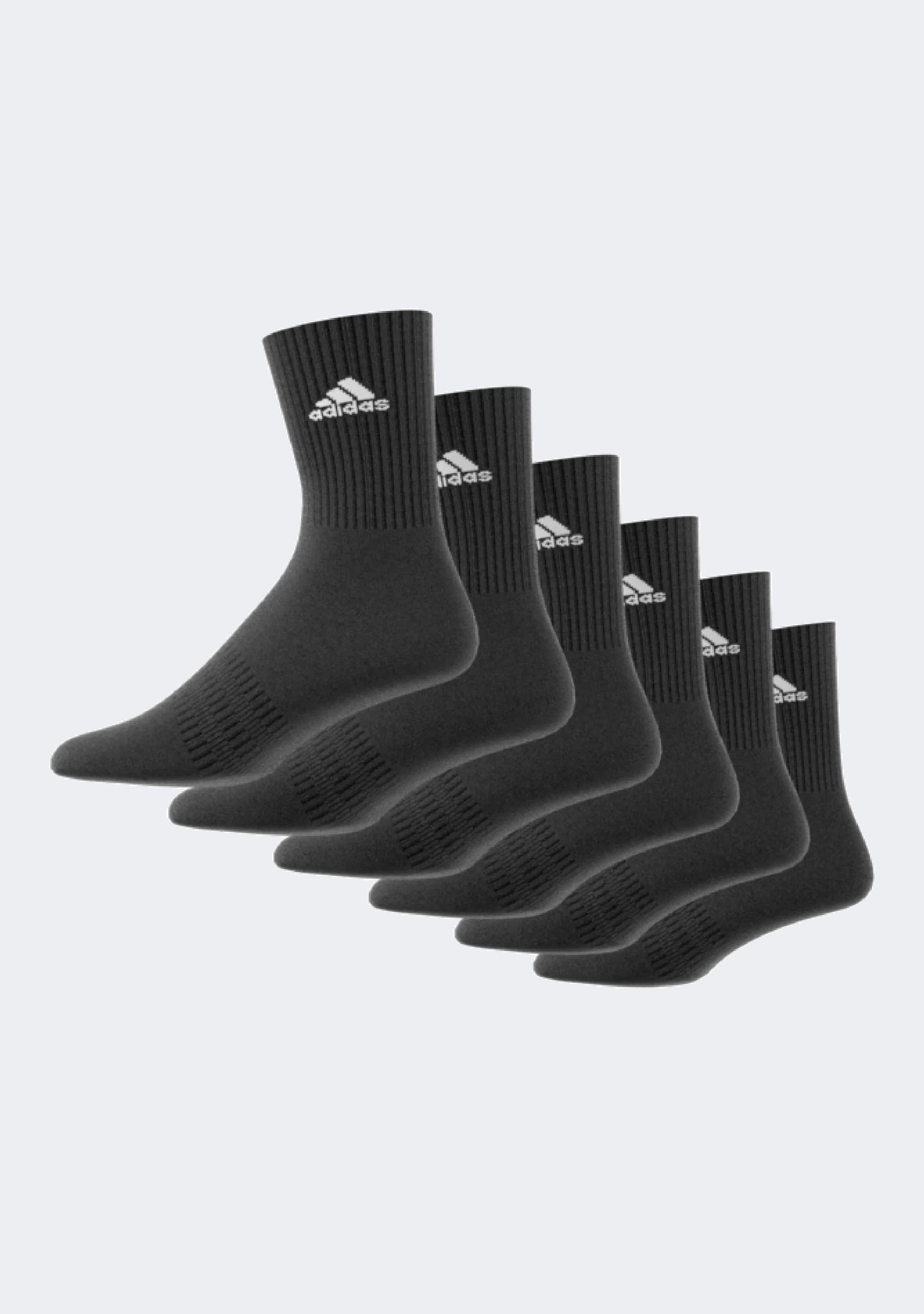 Adidas 6 Pack Cushioned Sportswear Crew Socks <BR> IC1316