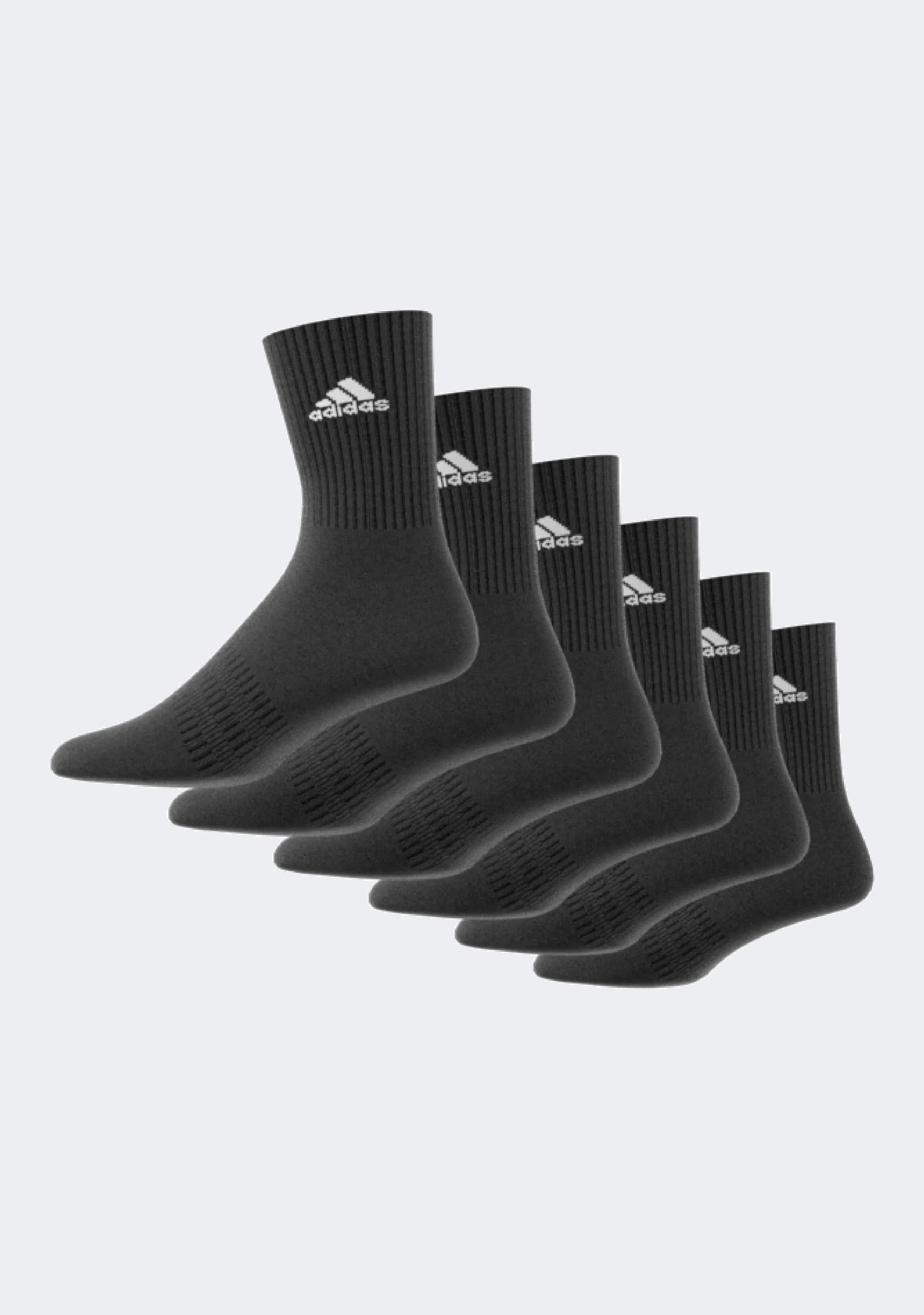 Adidas 6 Pack Cushioned Sportswear Crew Socks <BR> IC1316