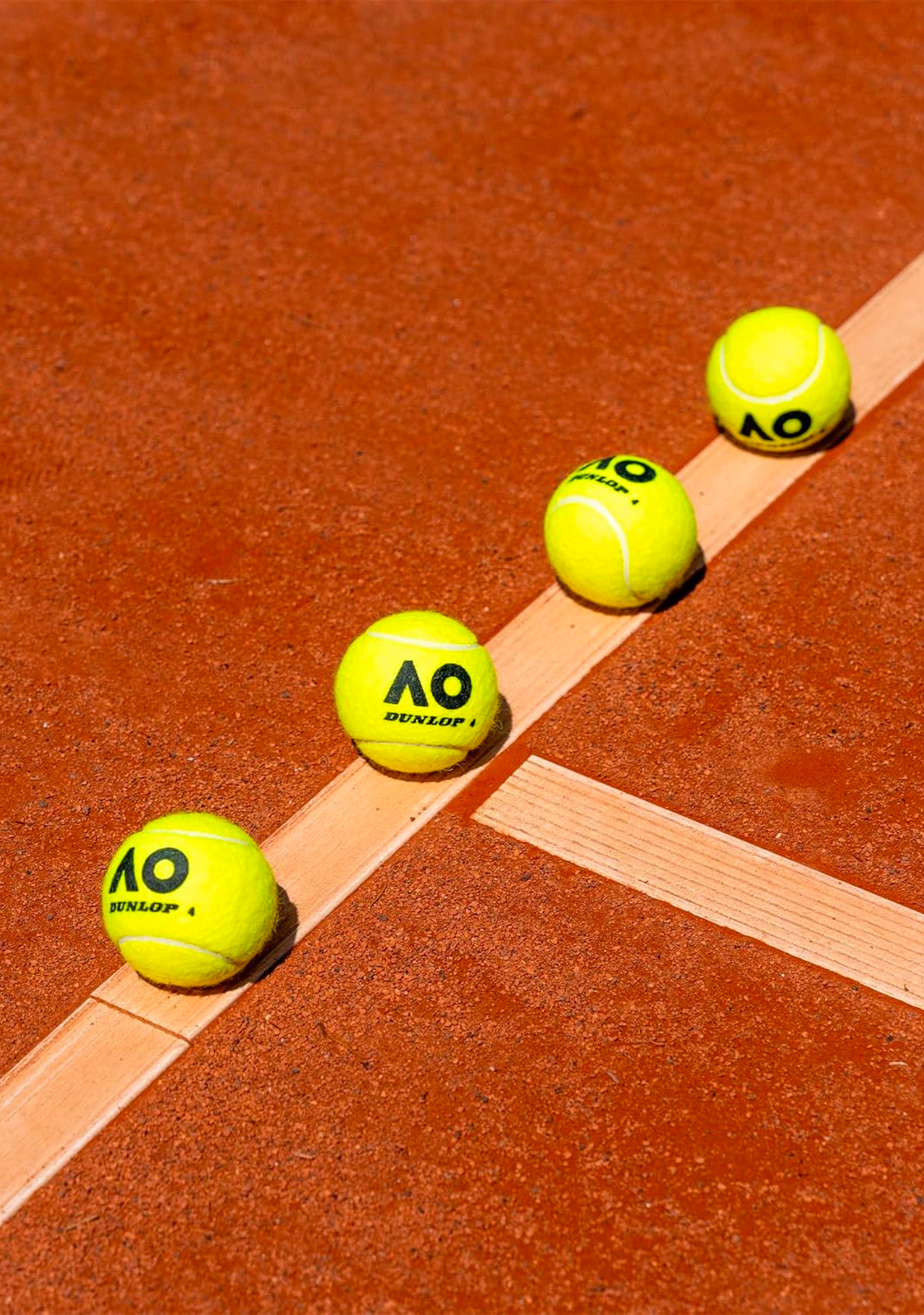 Dunlop Australian Open Official Tennis Ball 4 Pack