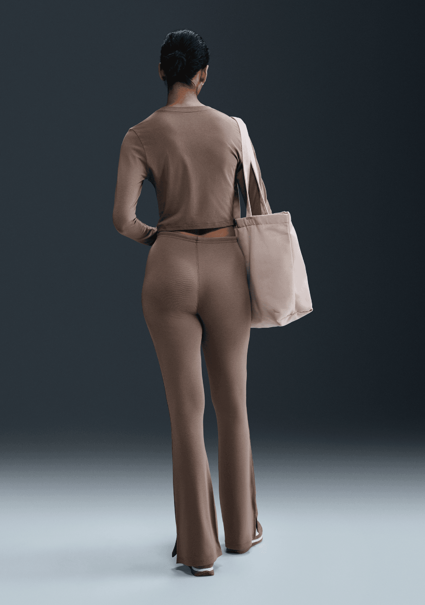 Nike Women's Tight Mini-Rib Flared Leggings