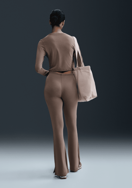 Nike Women's Tight Mini-Rib Flared Leggings