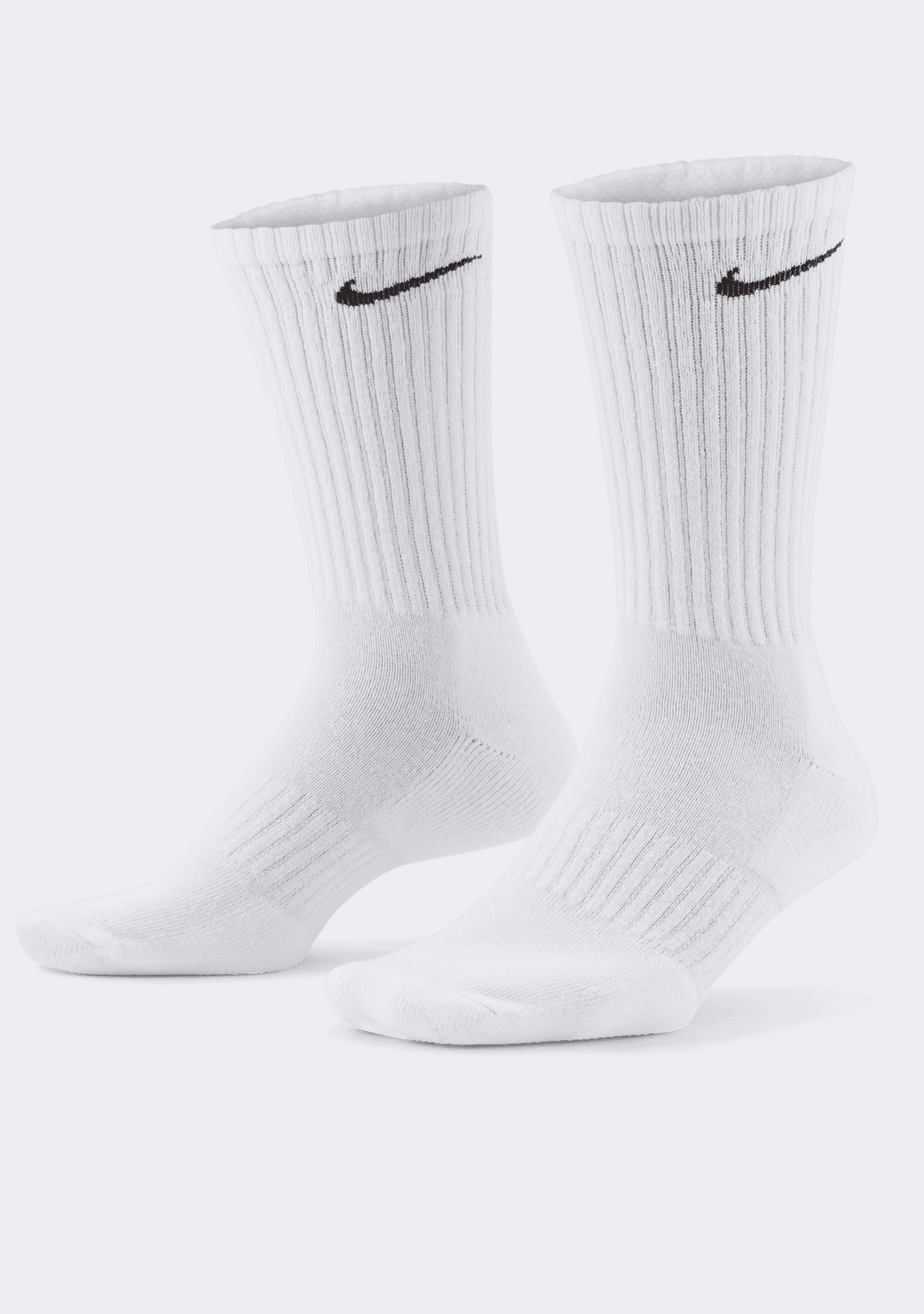 Nike Adults Everyday Cushioned Training Crew Socks (3 Pack)