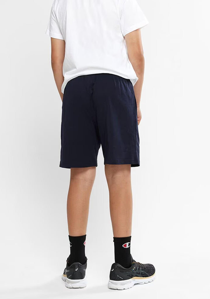 Champion Boys Script Jersey Shorts Navy