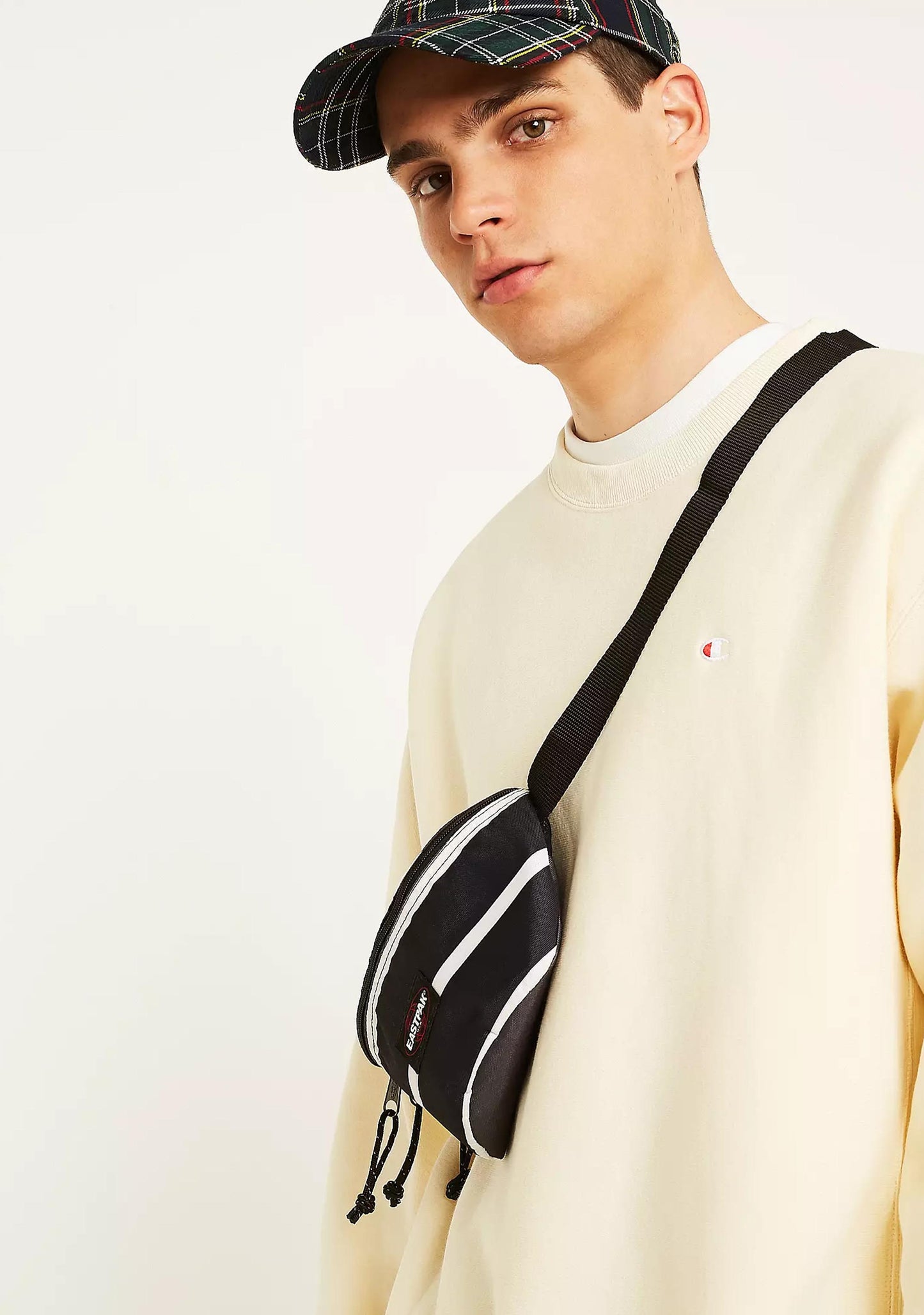 Champion Men's Reverse Weave Small C Crew