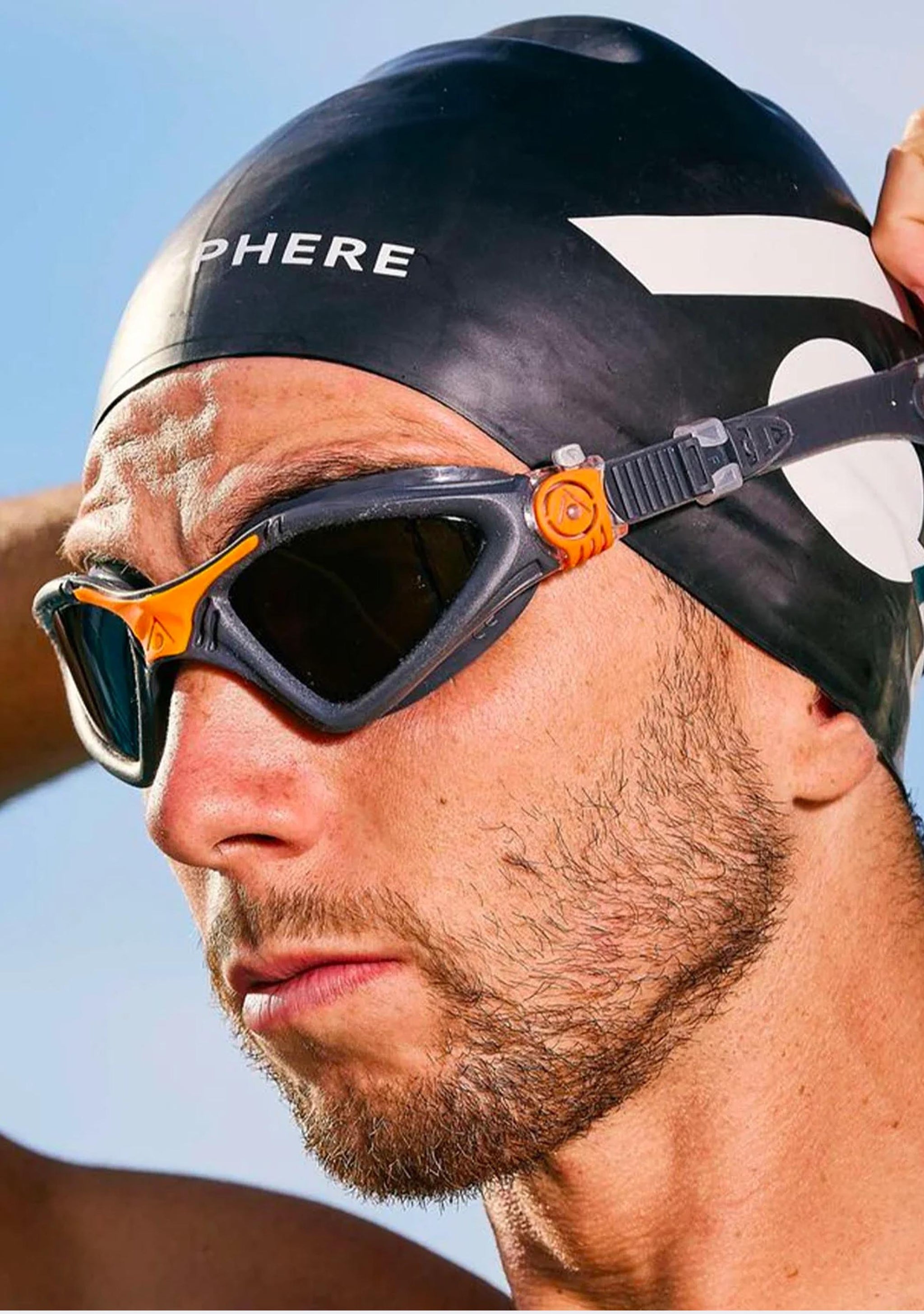 Aquasphere Adult Kayenne Polarized Grey/Orange Goggles