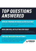 Freeze Sleeve Flat Pak