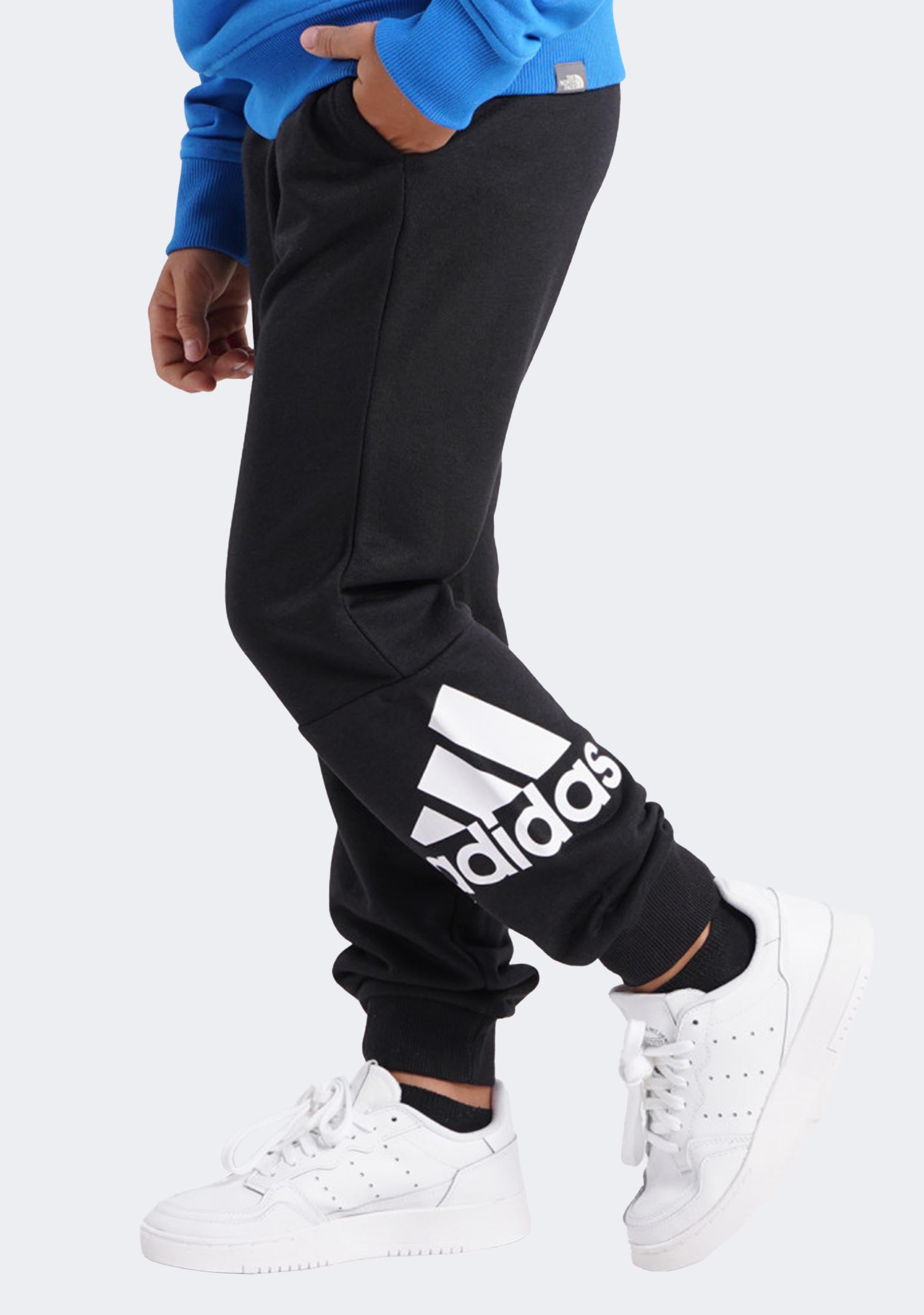 Adidas Kids' Big Logo French Terry Pants