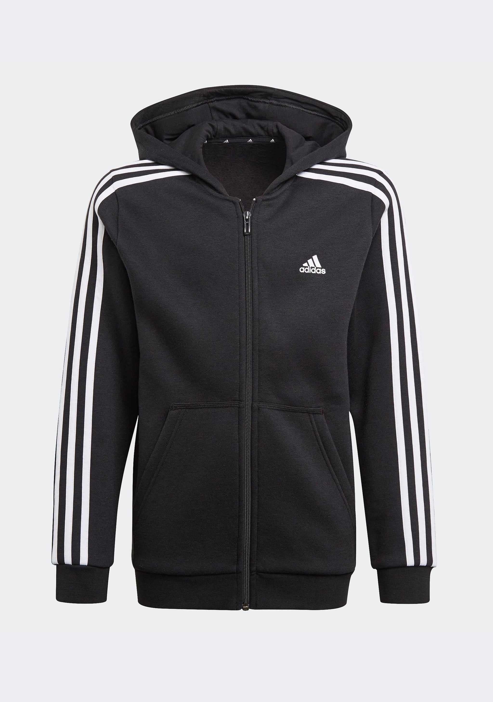 Adidas Boys' Essentials 3-Stripes Full-Zip Hoodie