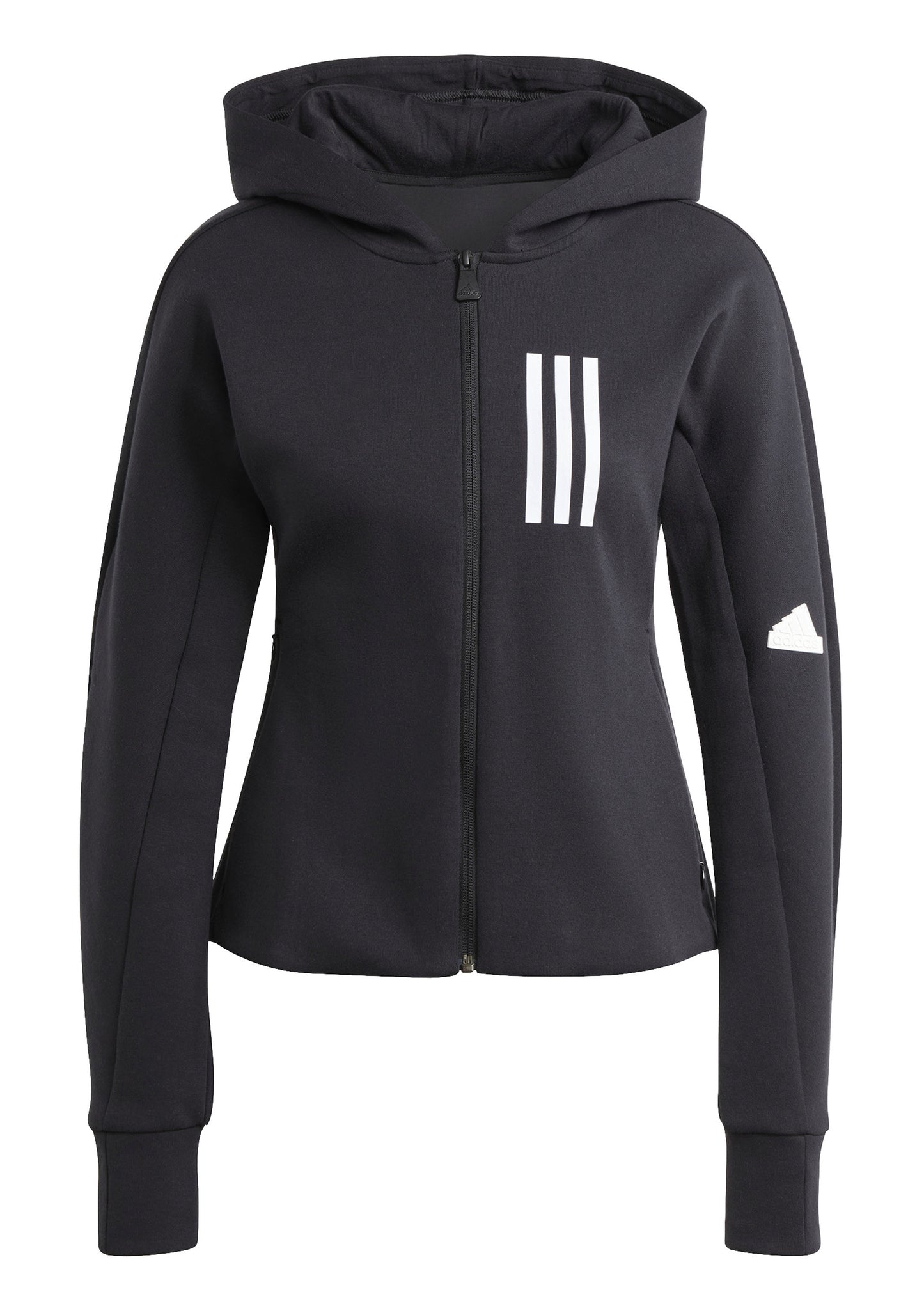 Adidas Womens Mission Victory Slim Fit Full-Zip Hoodie