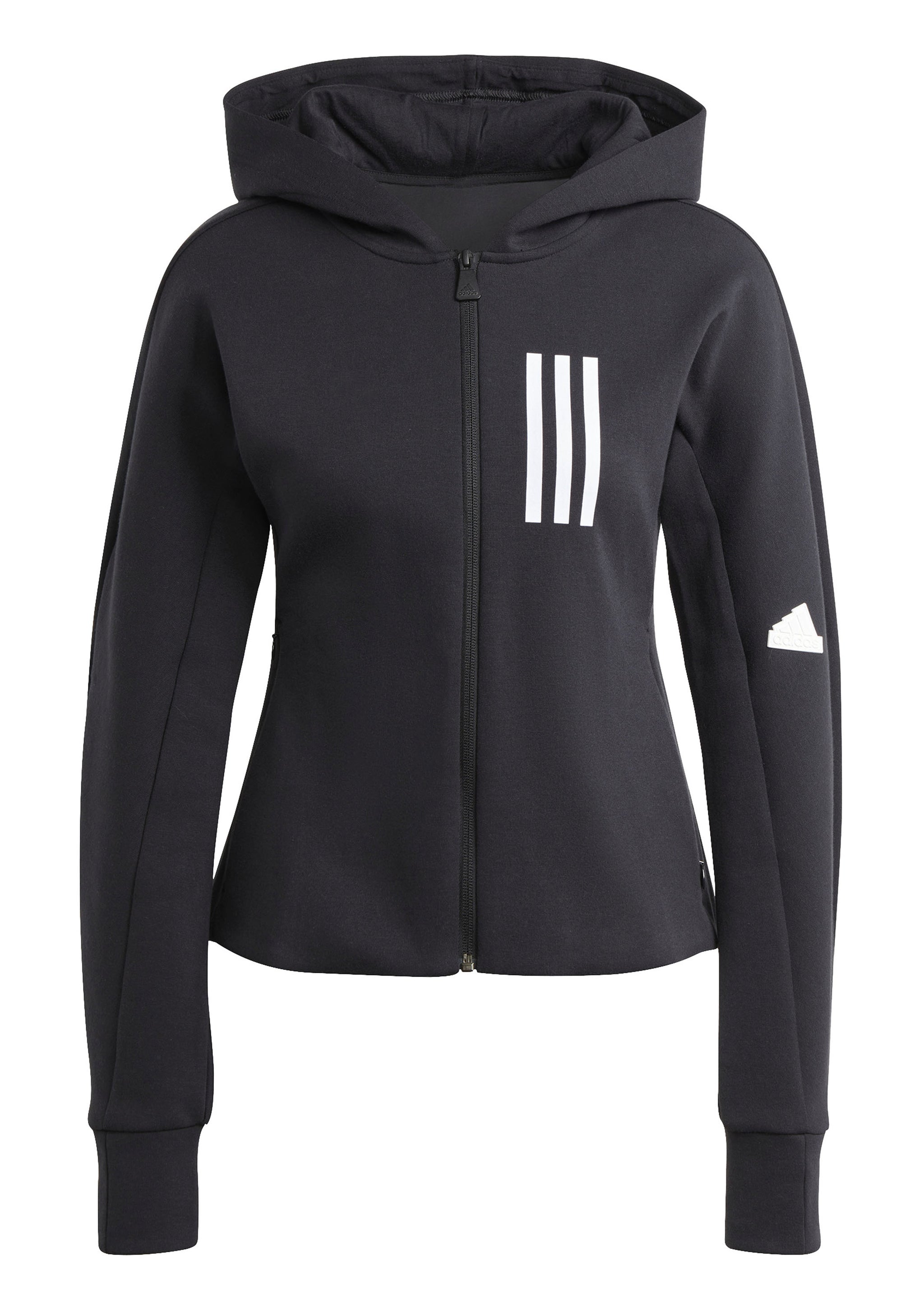 Adidas Womens Mission Victory Slim Fit Full-Zip Hoodie