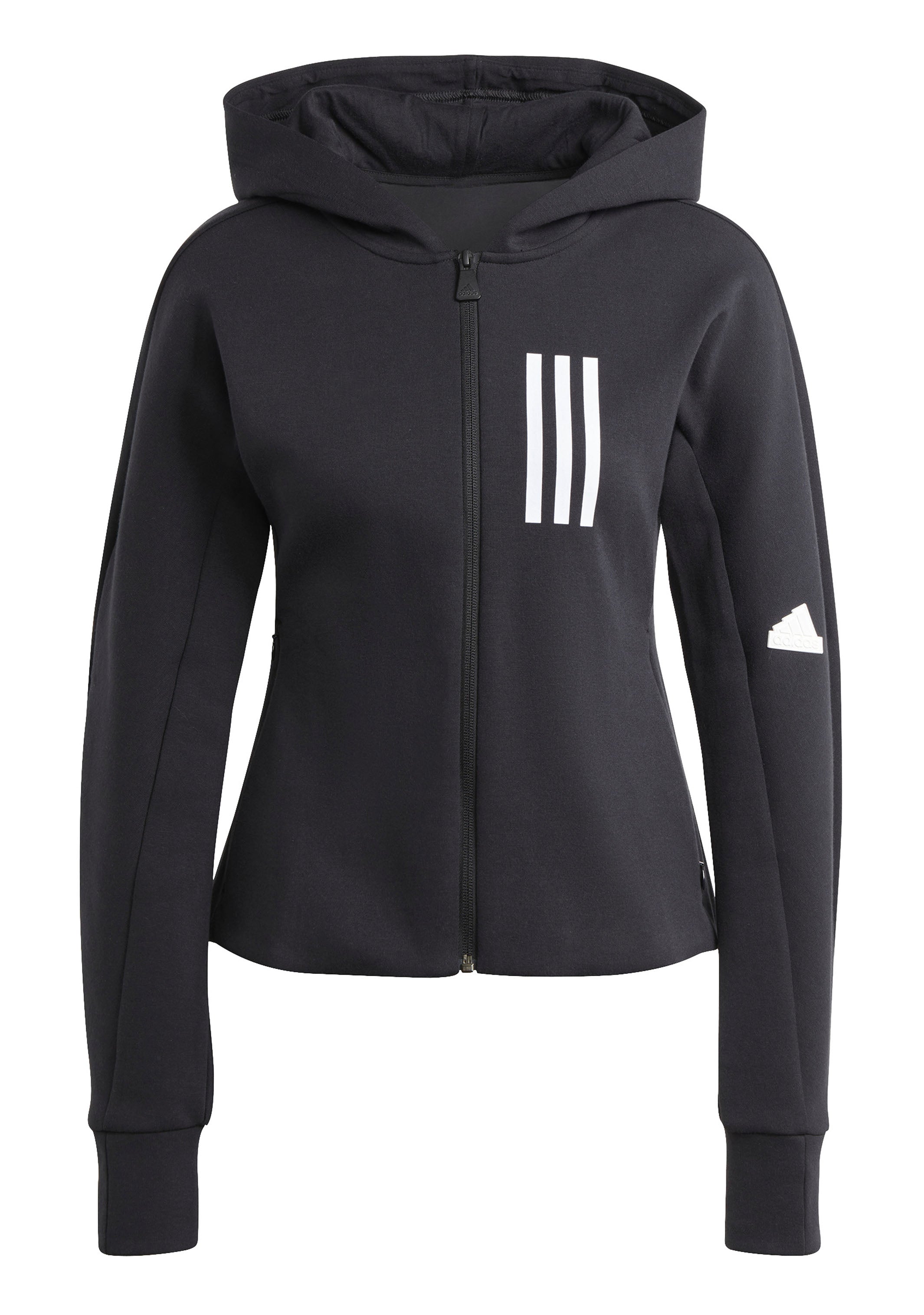 Adidas Womens Mission Victory Slim Fit Full-Zip Hoodie