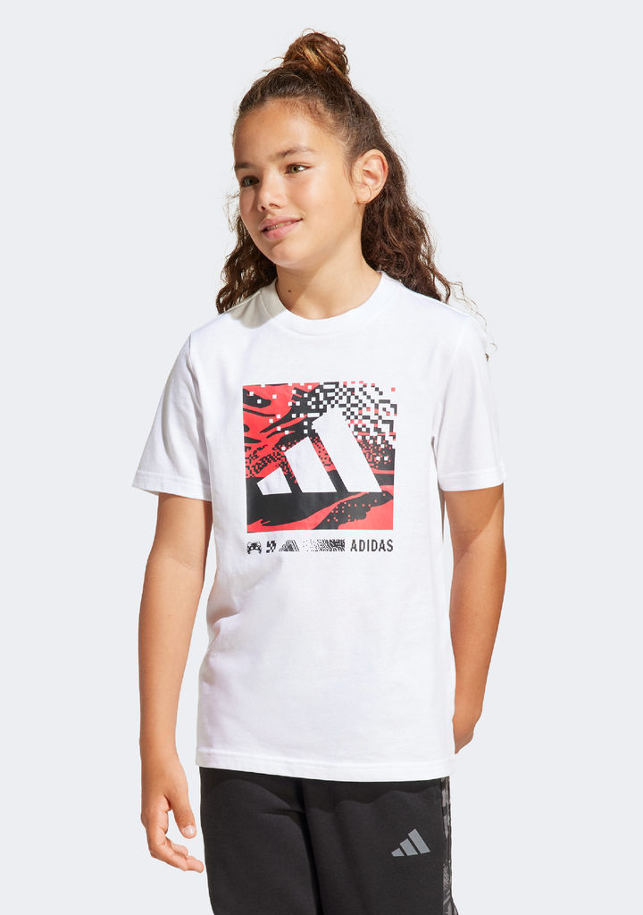 Adidas Kids' Camo Logo Tee