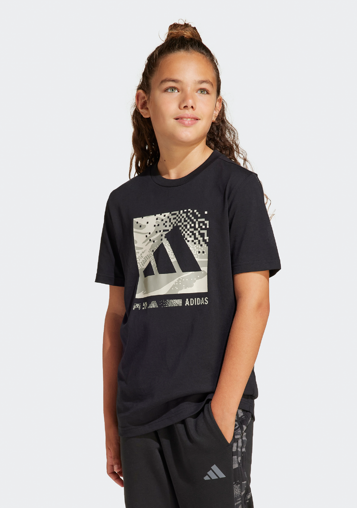 Adidas Kids' Camo Logo Tee