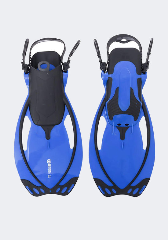 Mares Kids' Seahorse Allegra Snorkel and Fins Set Blue