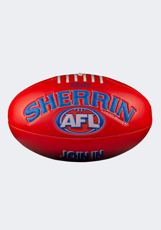 Sherrin North Melbourne Kangaroos AFL Super Soft Touch Football