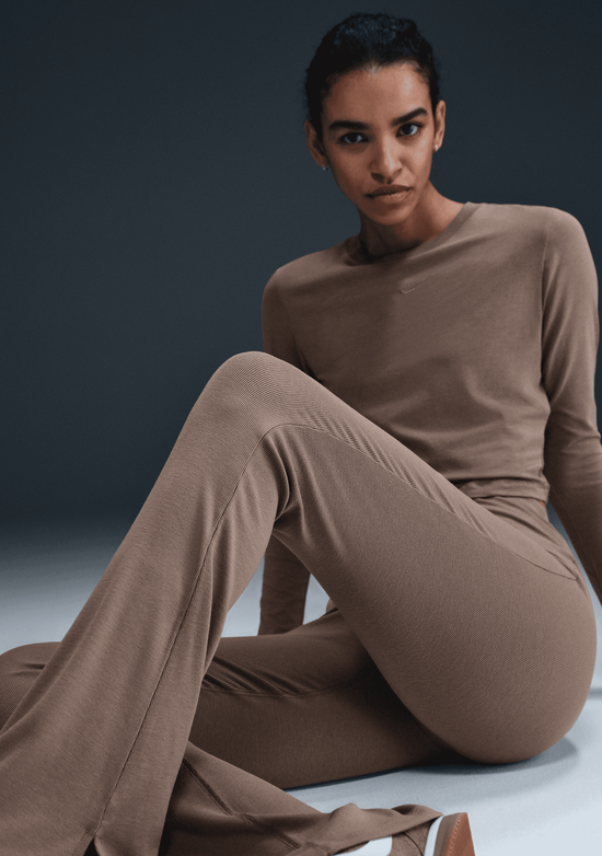 Nike Women's Tight Mini-Rib Flared Leggings