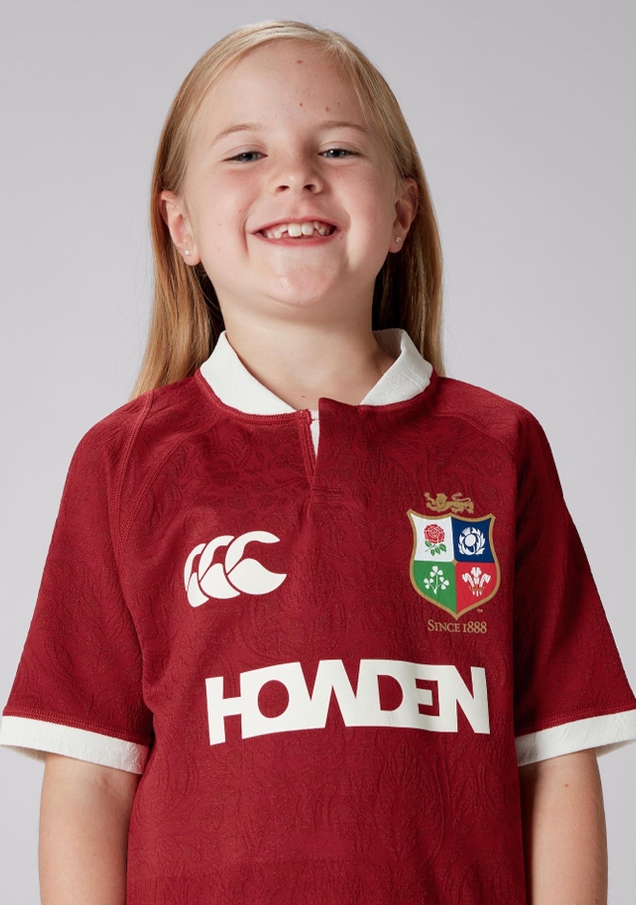 Canterbury Uniseks volwassen Britse en Ierse leeuwen replica jersey, rode dahlia, X-Large Canterbury Uniseks volwassen Britse en Ierse leeuwen replica jersey, rode dahlia, X-Large