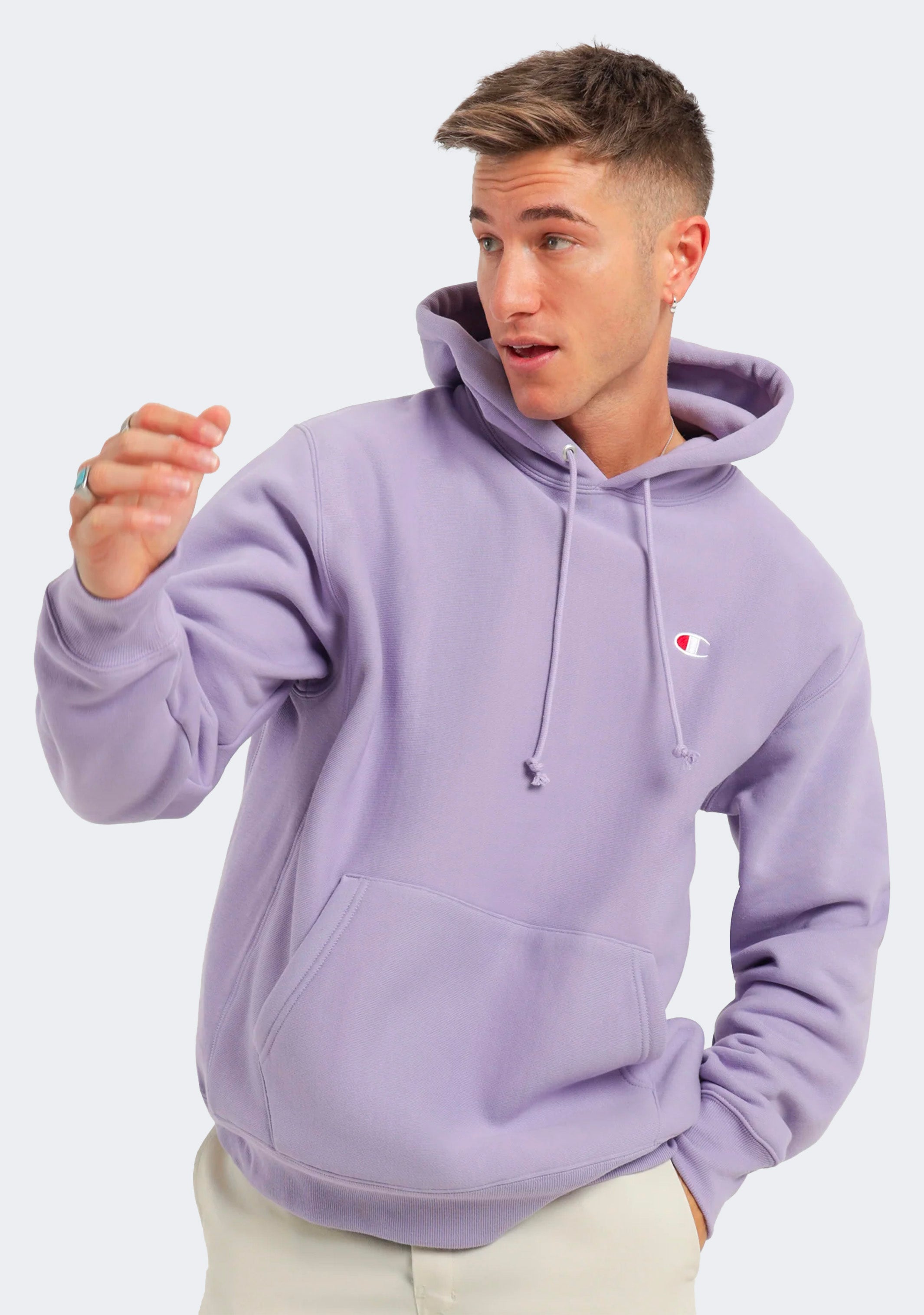 Champion Men's Reverse Weave Small C Hoodie