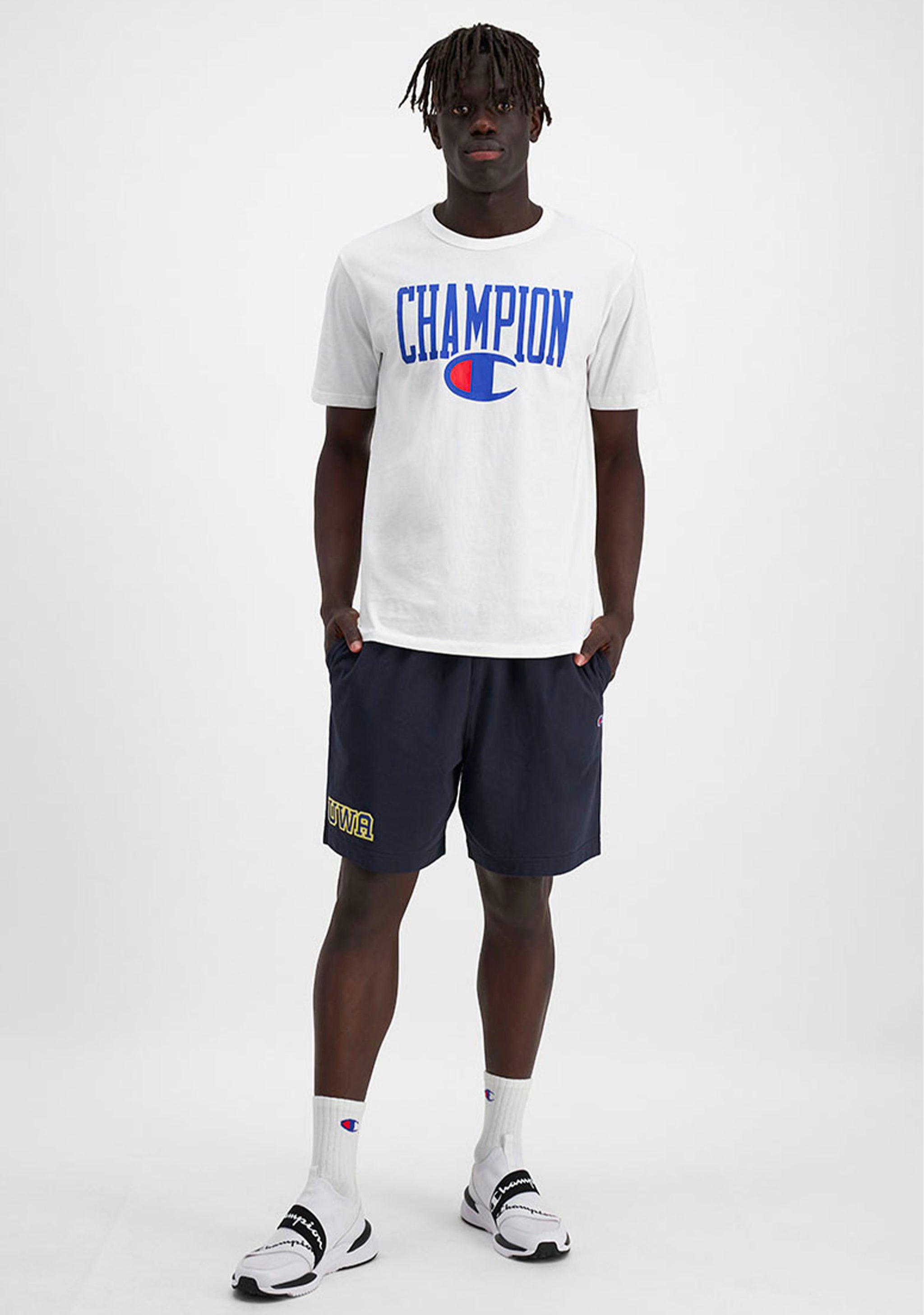 Champion Men's SPS Graphic Print Tee White