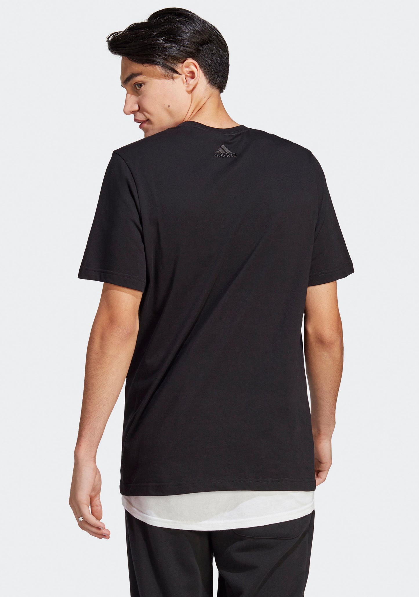 Adidas Men’s Essentials Single Jersey Linear Embroidered Logo Tee