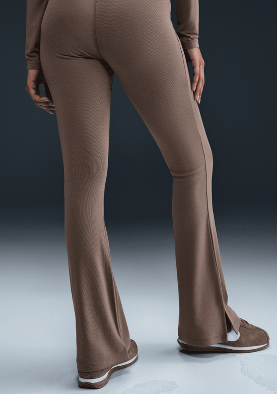 Nike Women's Tight Mini-Rib Flared Leggings
