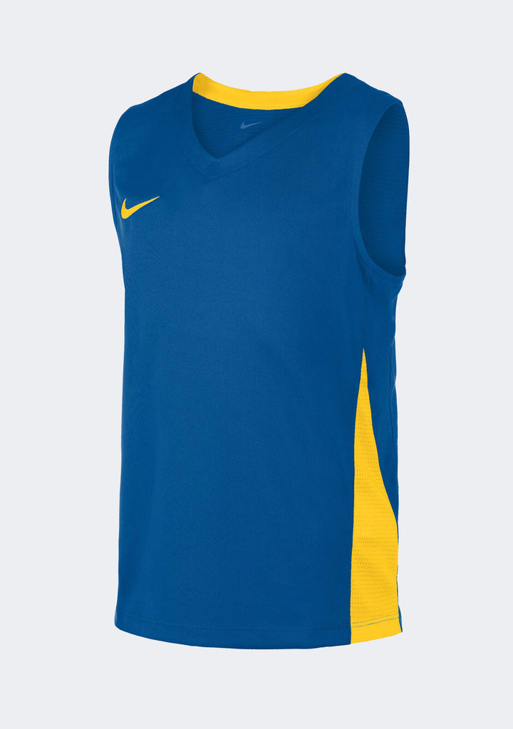Nike Kids' Team Basketball Training Jersey - Blue/Yellow