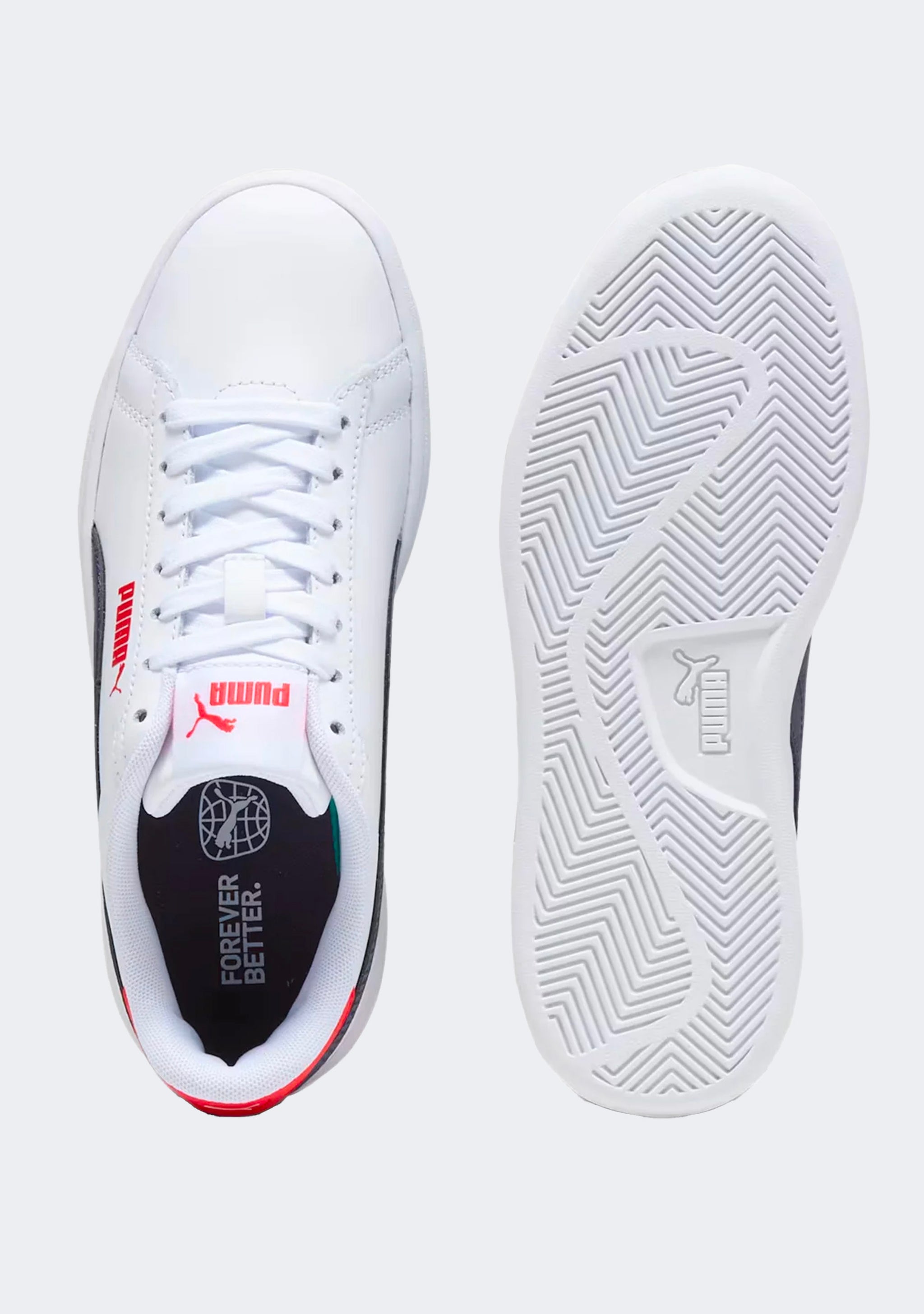 Puma Kids' Leather Smash 3.0