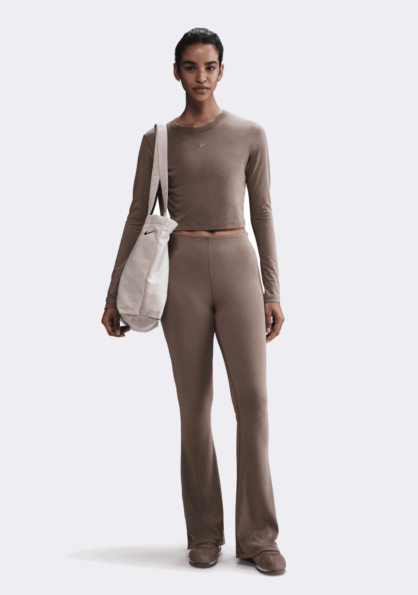 Nike Women's Tight Mini-Rib Flared Leggings