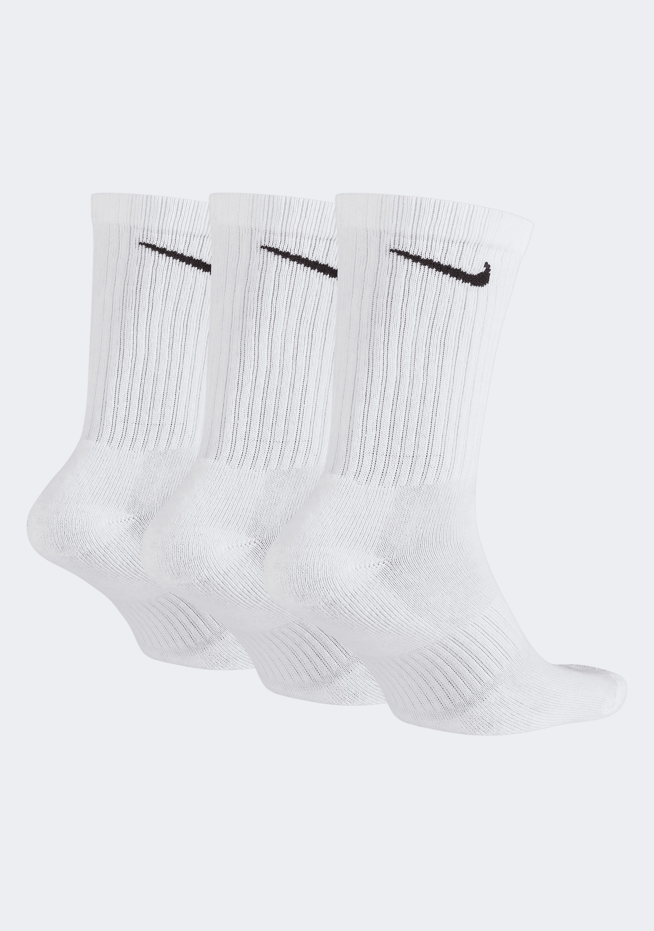 Nike Adults Everyday Cushioned Training Crew Socks (3 Pack)