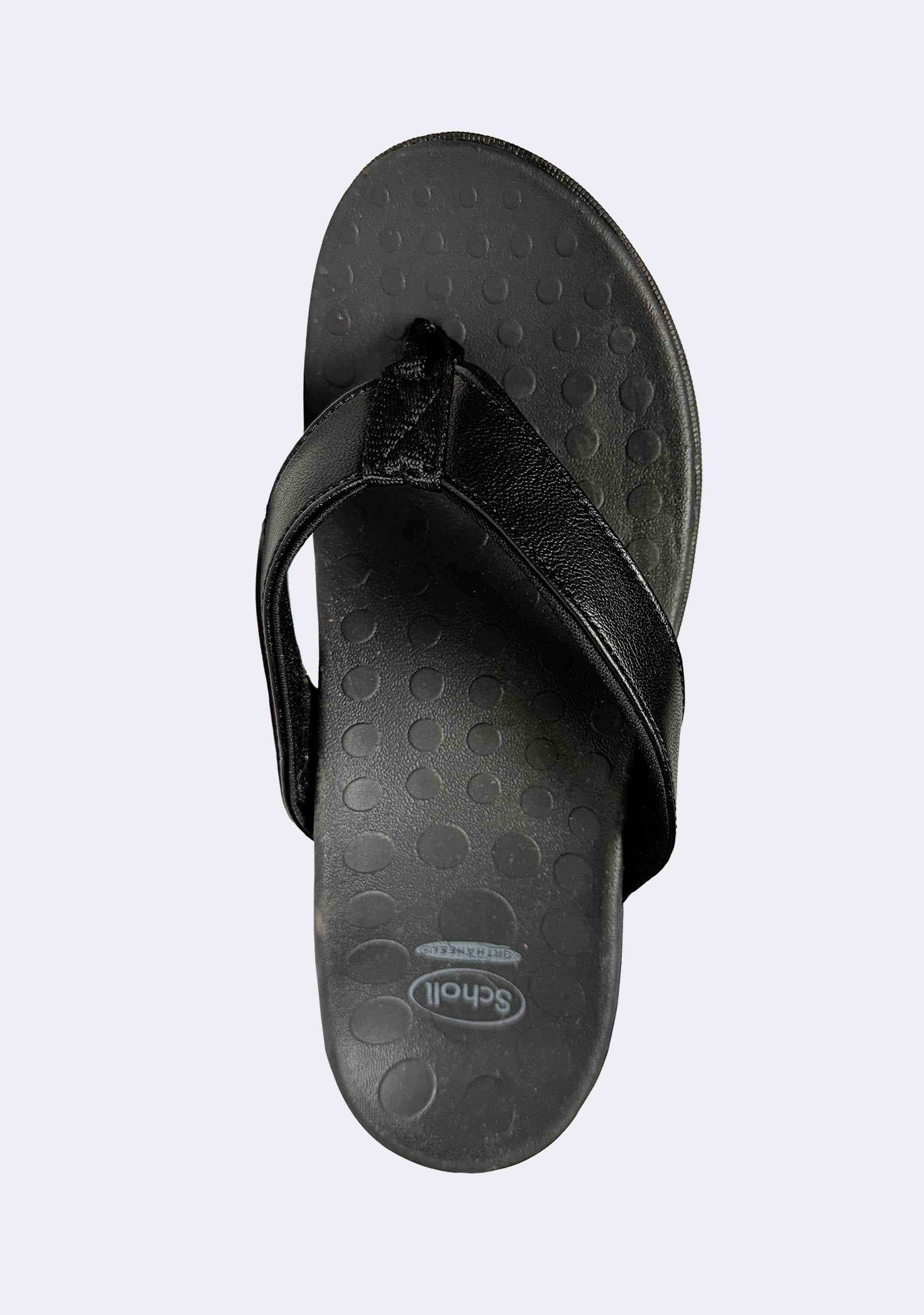 Scholl Orthaheel Women's Sonoma II Smooth Black
