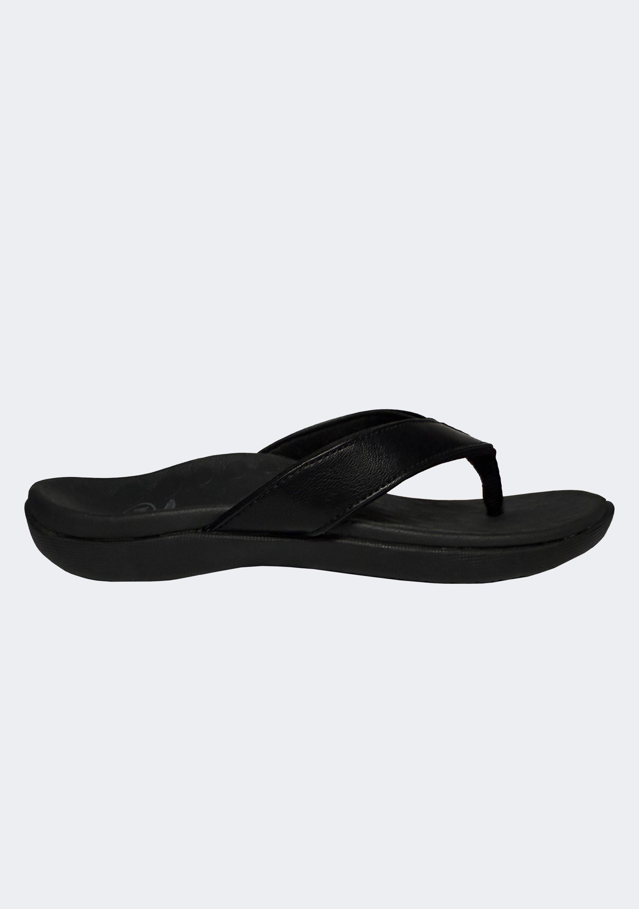 Scholl Orthaheel Women's Sonoma II Smooth Black
