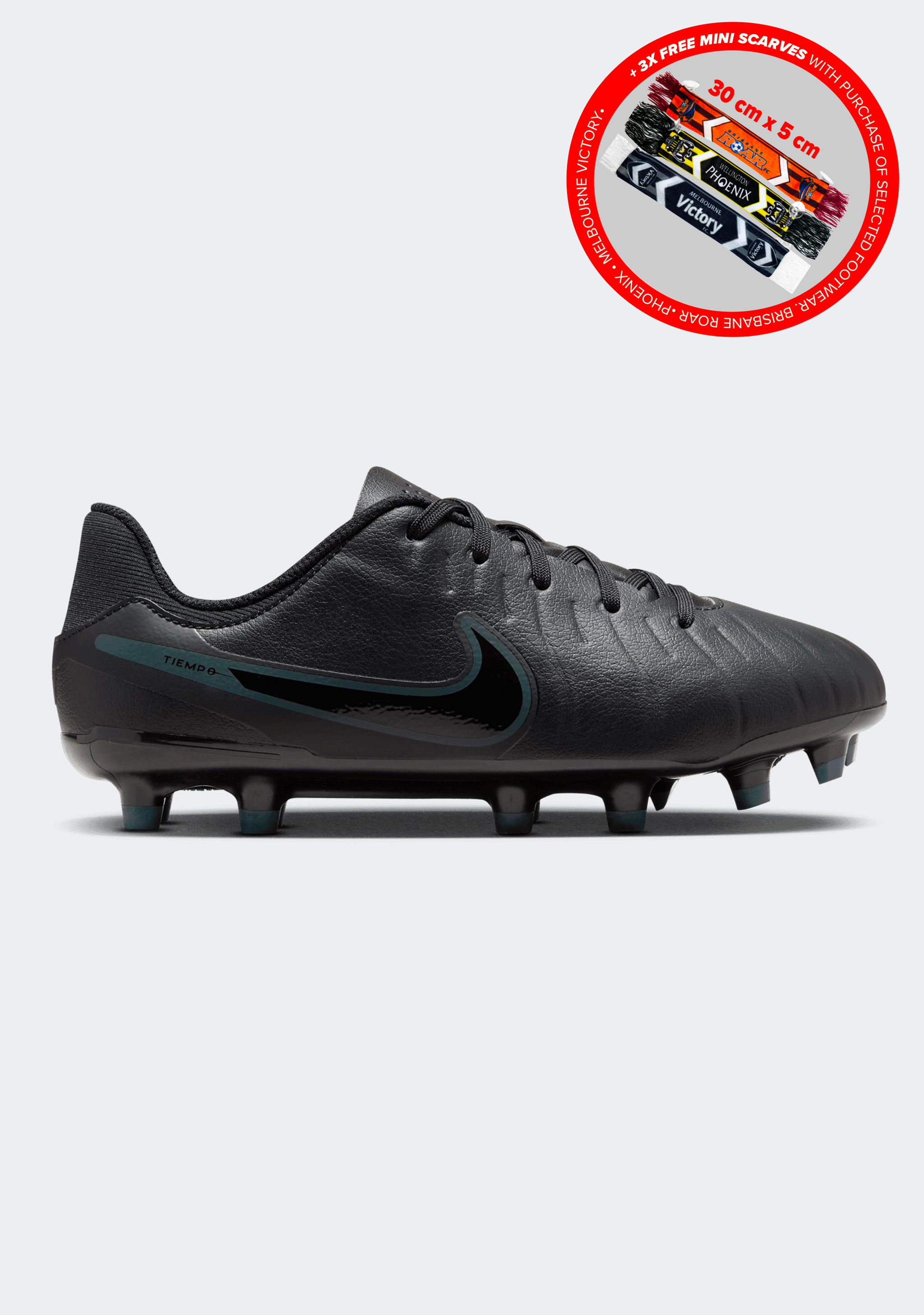 Nike Kids Tiempo Legend 10 Academy Football Boots with 3X Mini A Leag Jim Kidd Sports