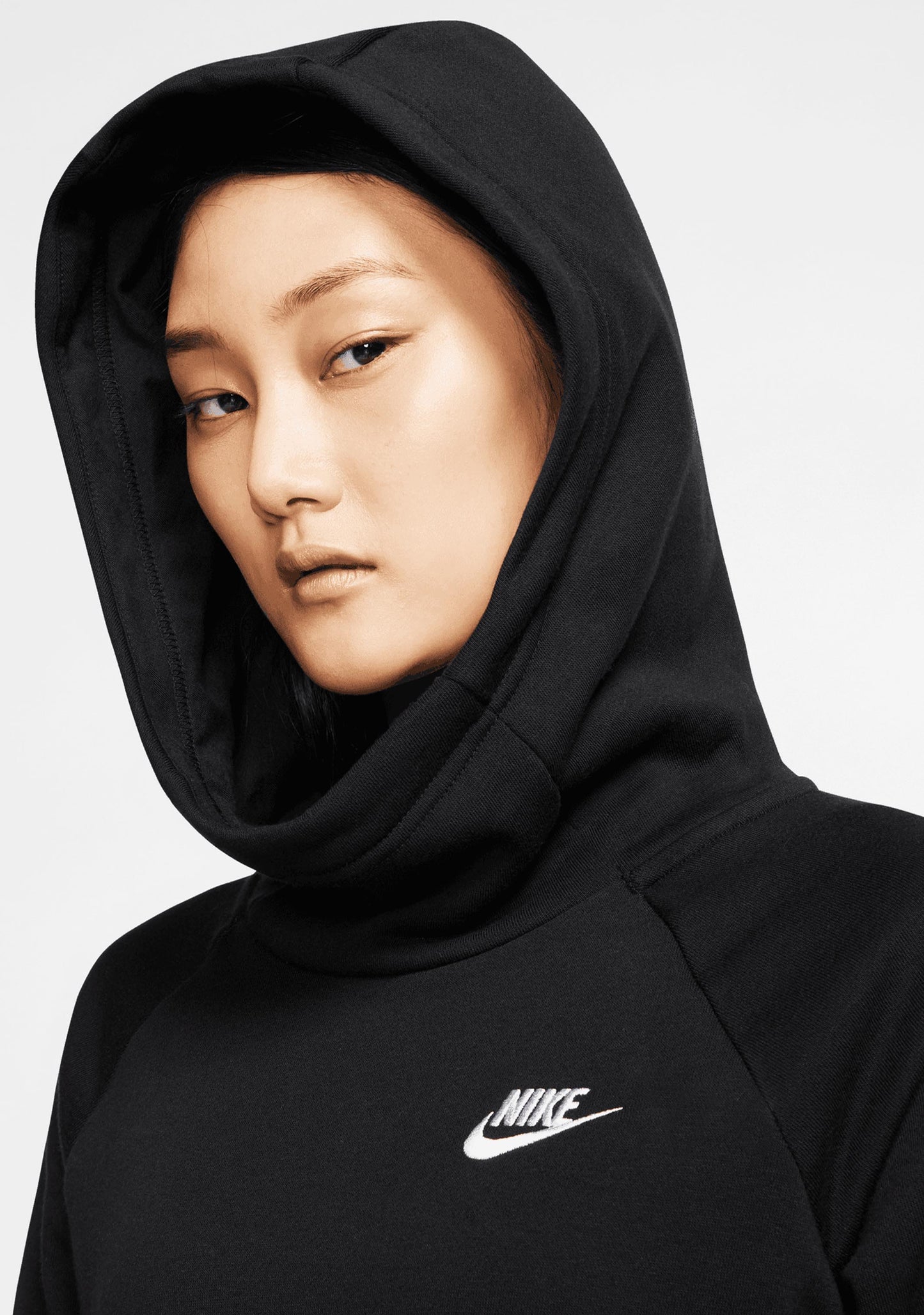 Nike Womens Sportswear Essential Fleece Funnel-Neck Hoodie