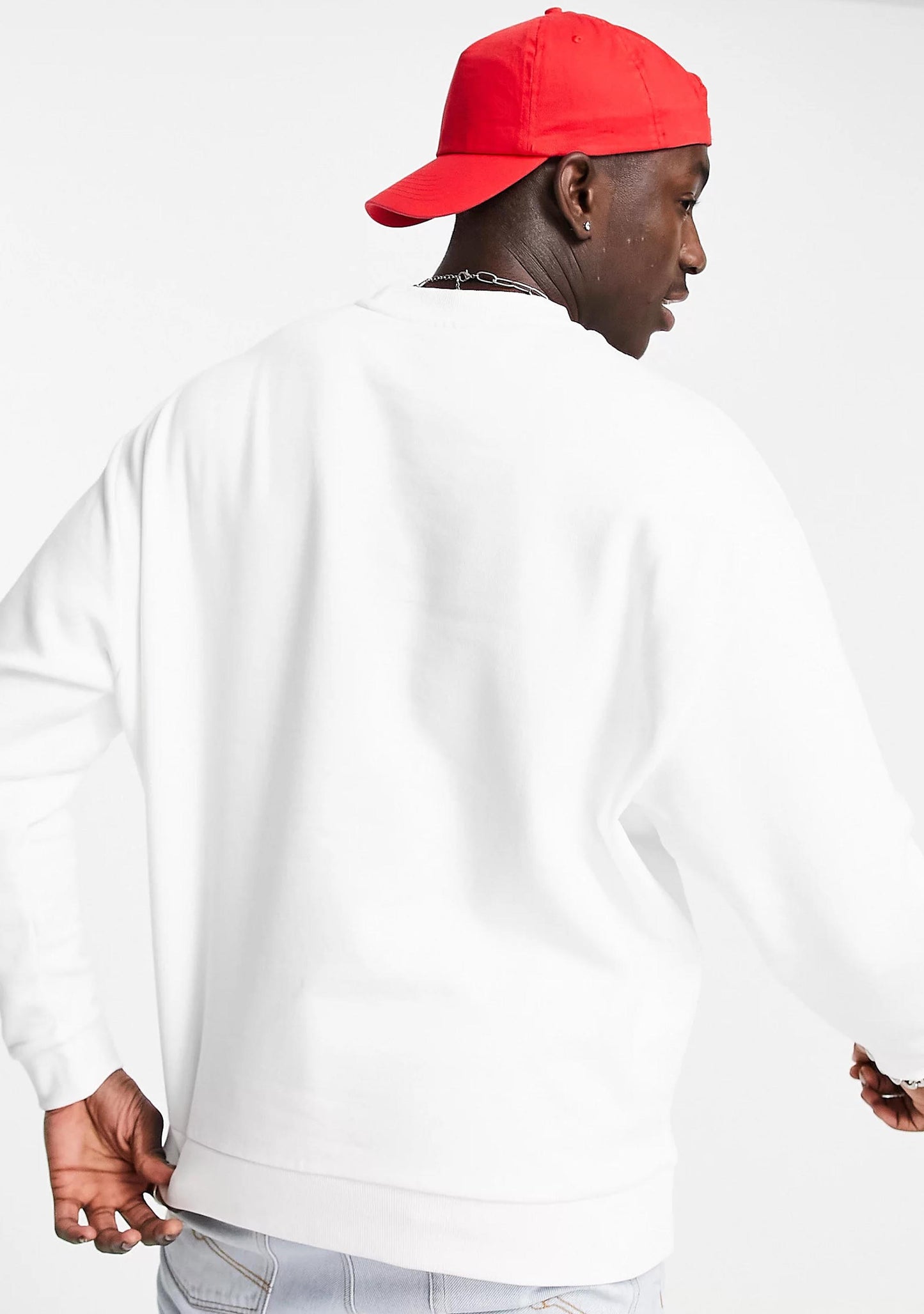 Champion Men’s Script Crew White