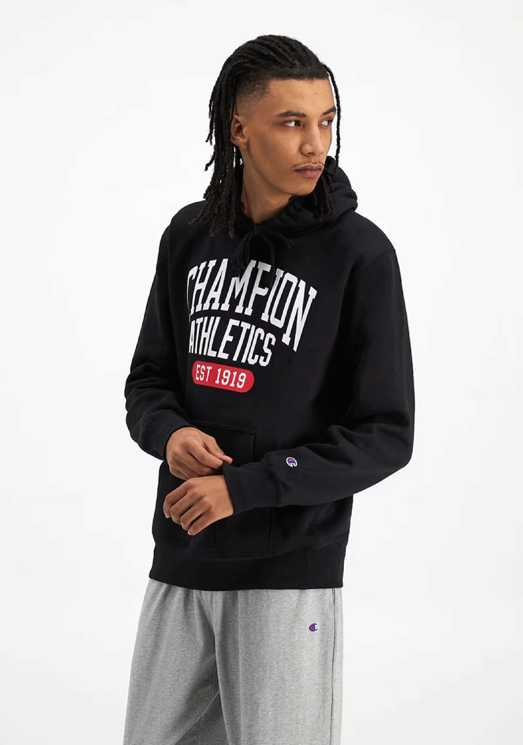 Champion Mens Graphic Print Hoodie