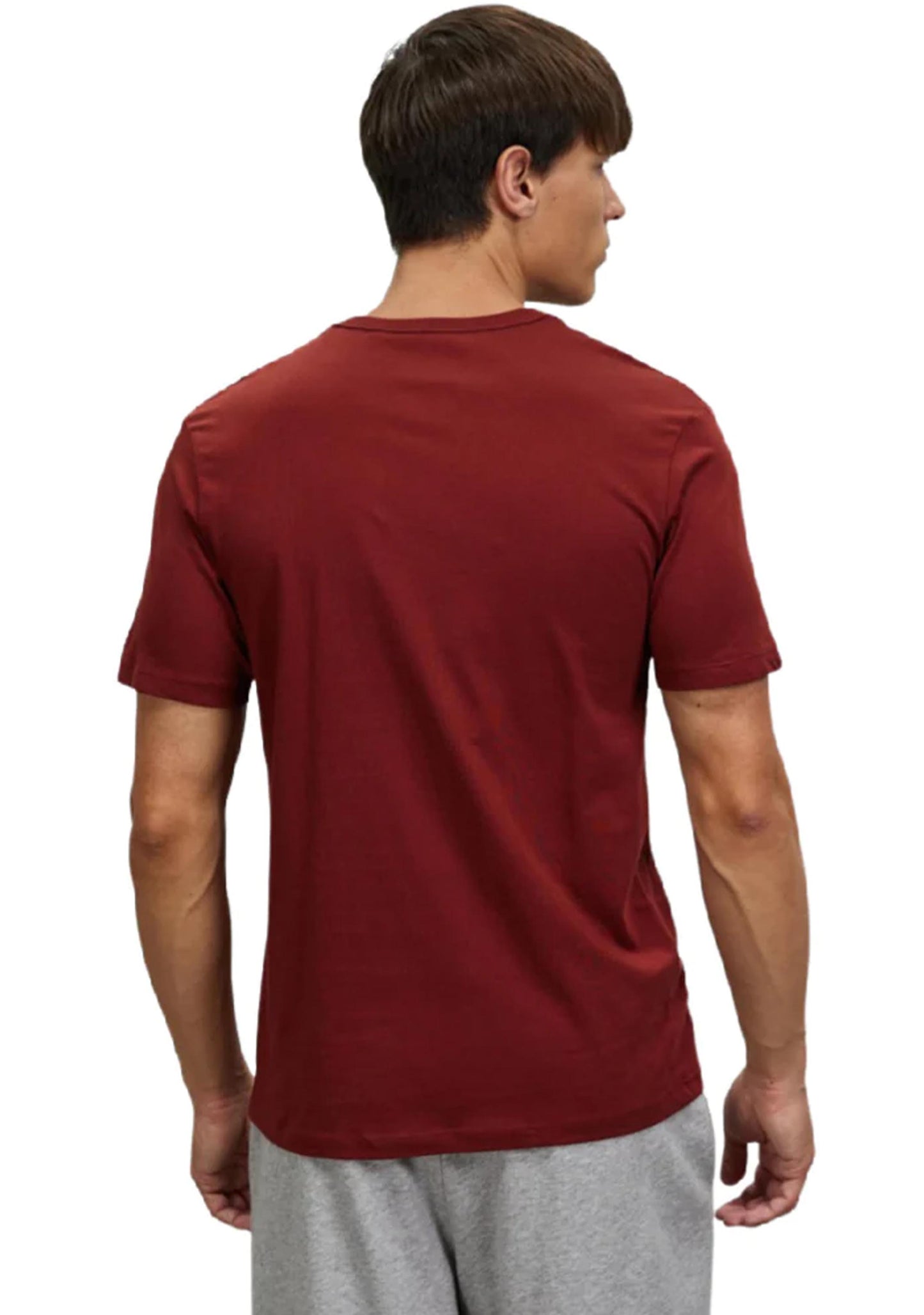 Champion Men's Script Logo Short Sleeve Tee Red/Brown
