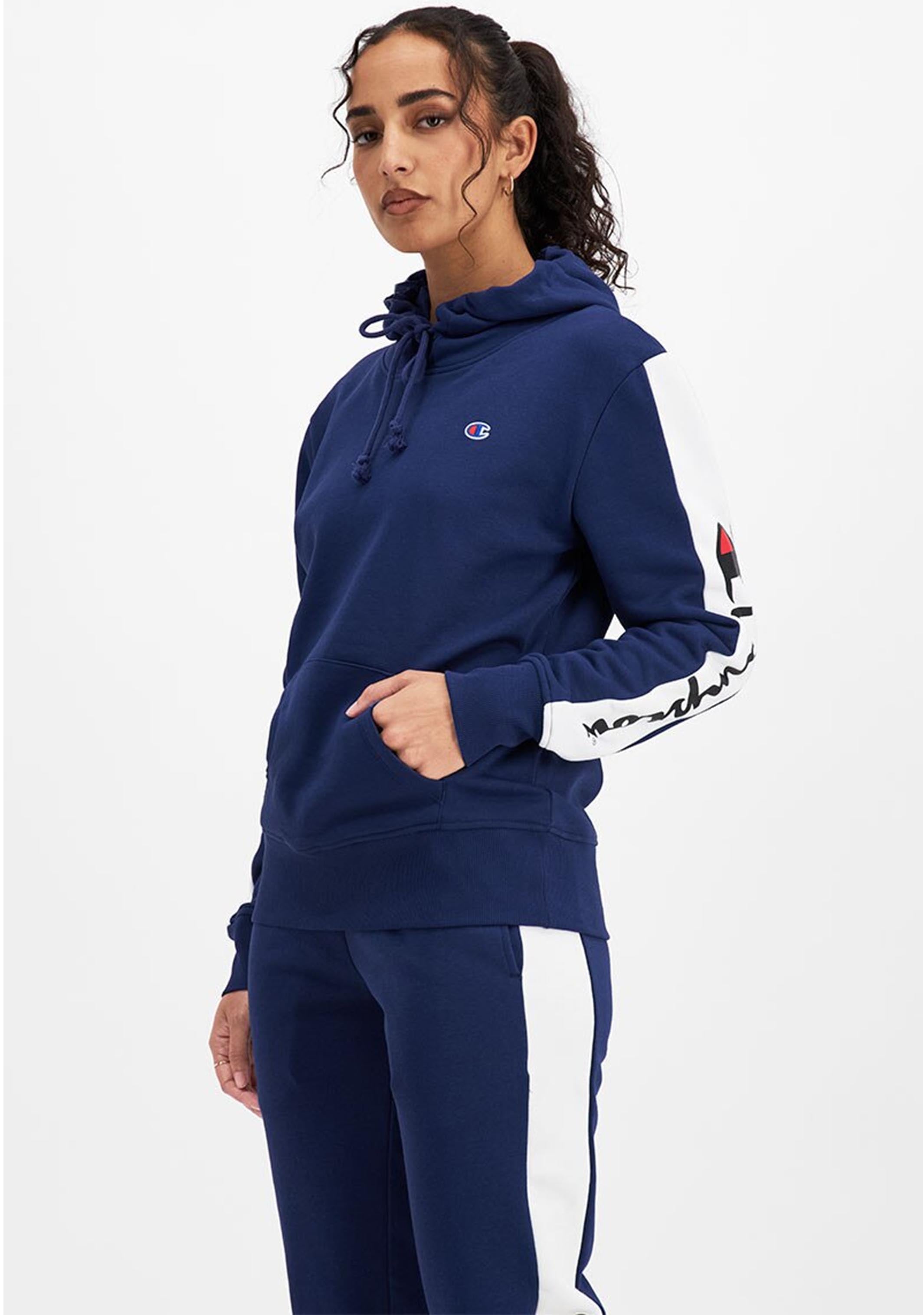Champion Womens Panel Hoodie