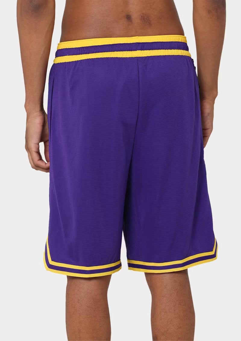 Nike Mens Dri-FIT NBA Shorts Purple/Yellow <br> DN4714-504