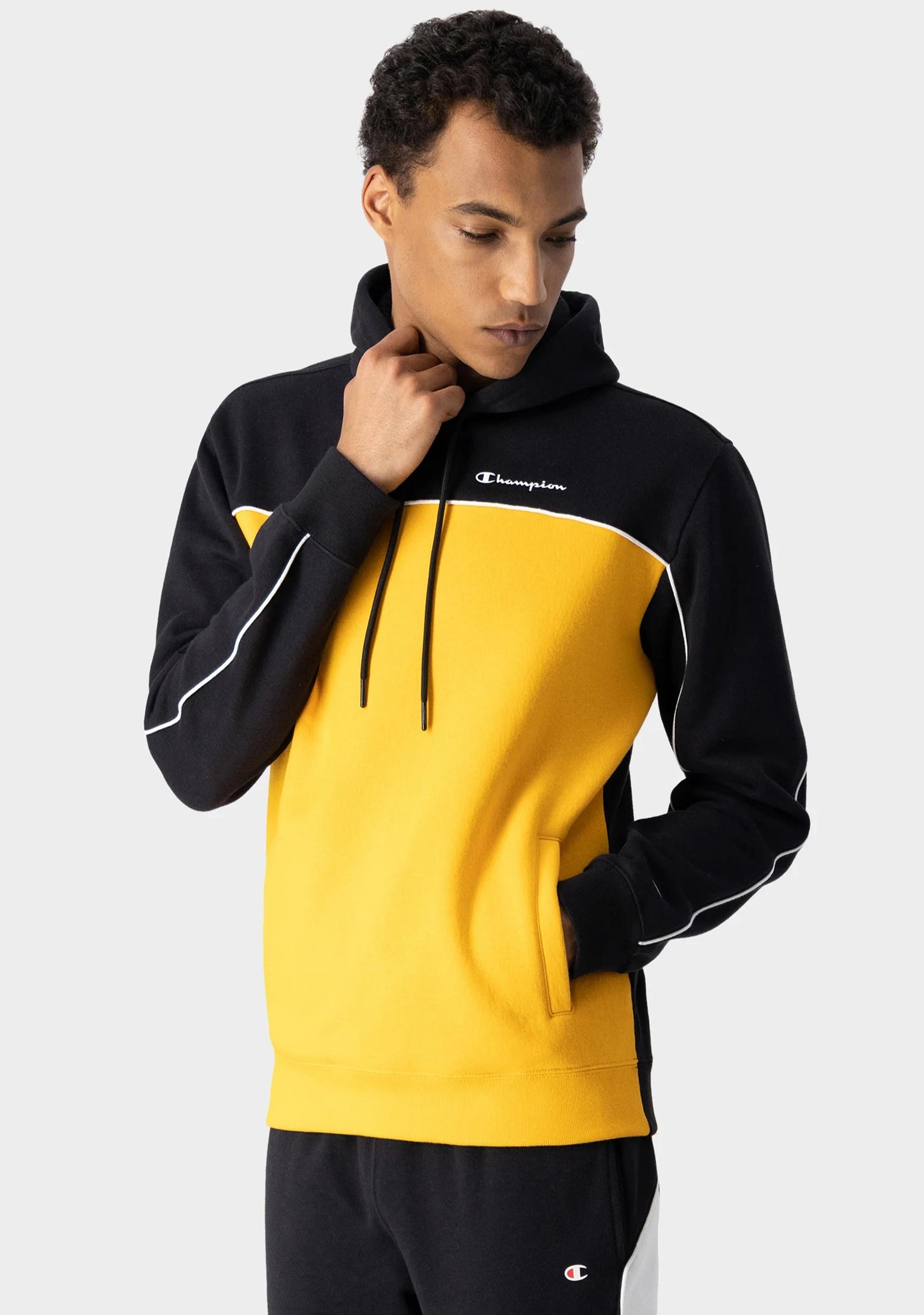 Champion Men's EU Rochester Pipblk Hoodie