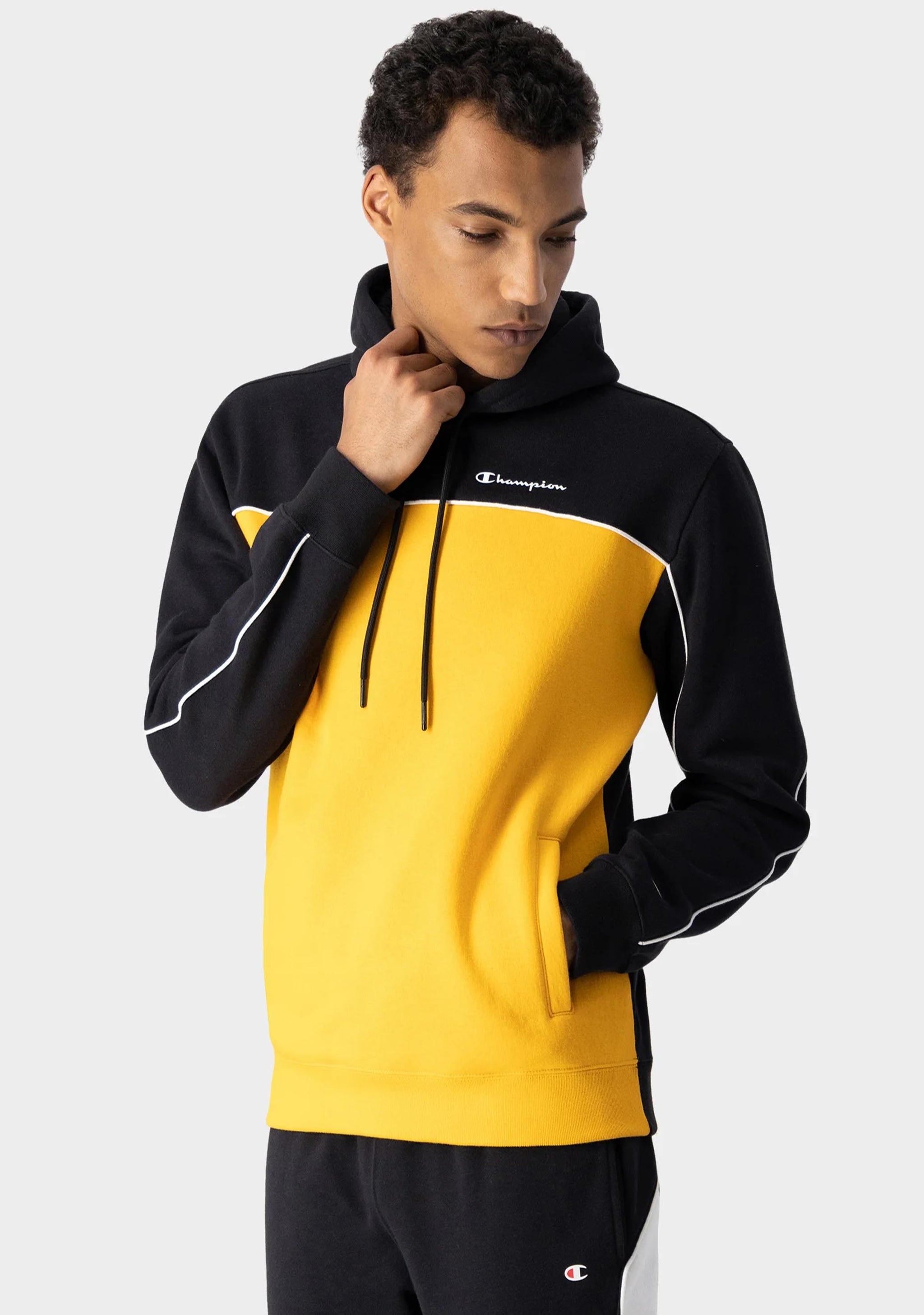 Champion Men's EU Rochester Pipblk Hoodie