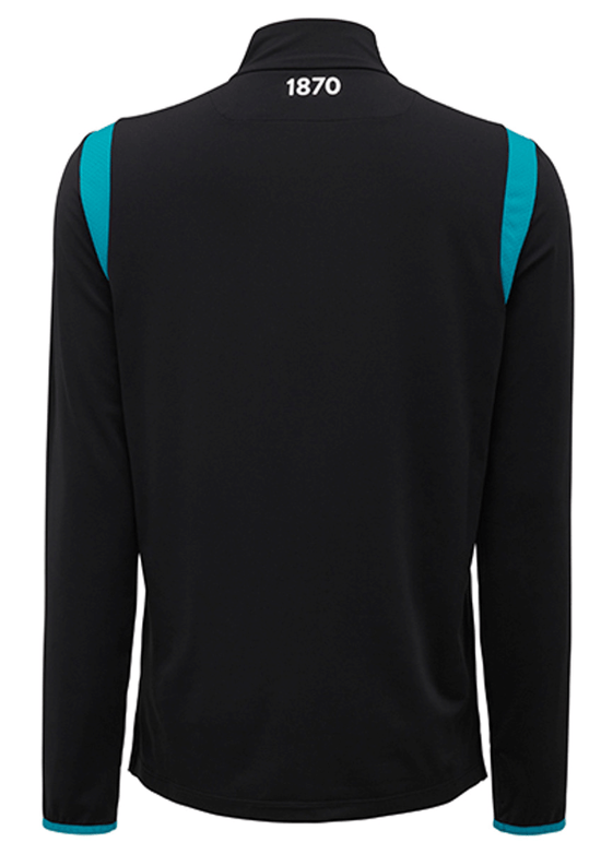 Macron Junior Port Adelaide 2022 1/4 Zip Training Top <BR> 58542827