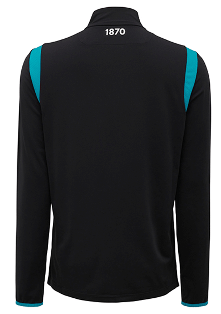 Macron Junior Port Adelaide 2022 1/4 Zip Training Top <BR> 58542827